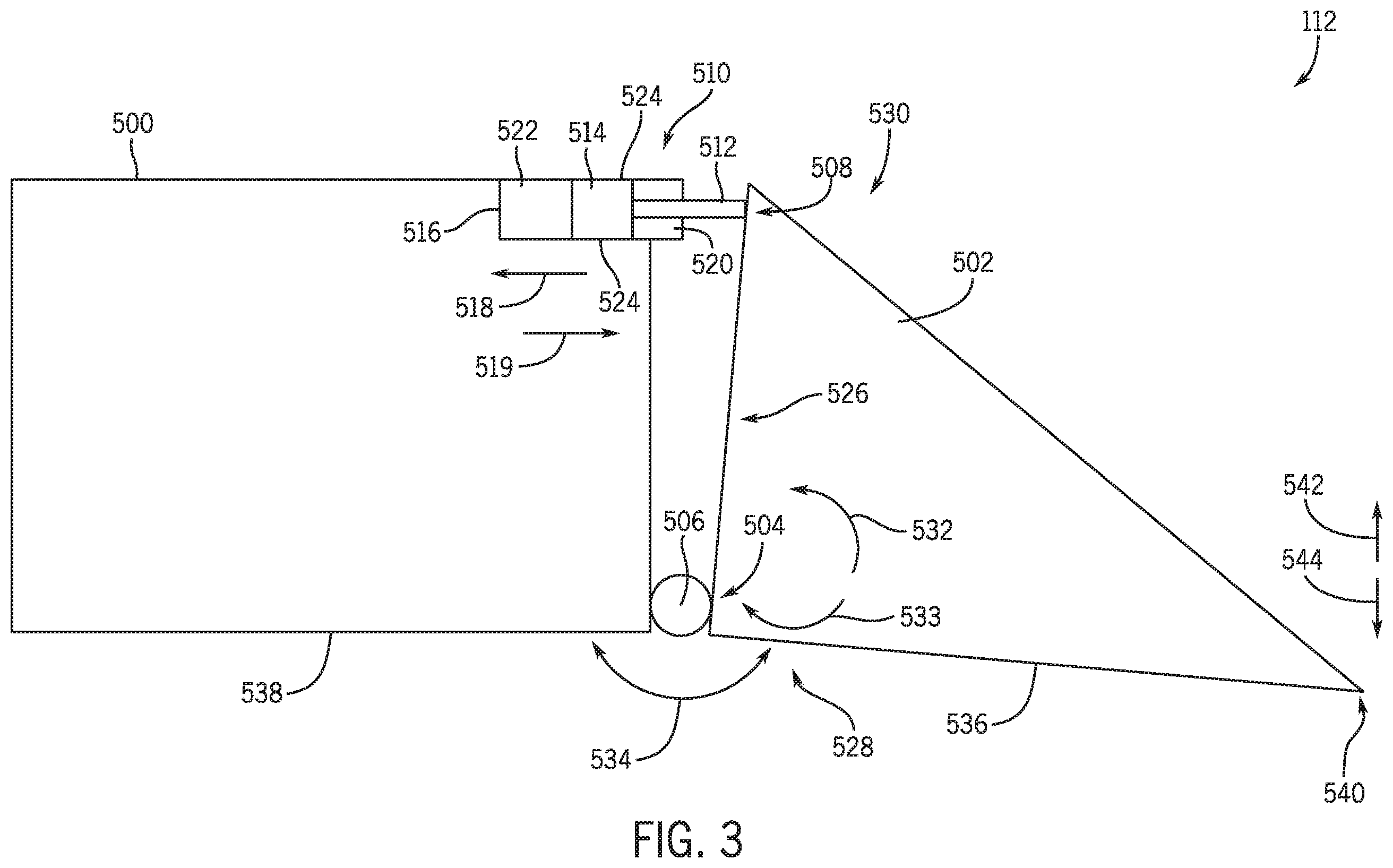 Patent US12376522 Figure 3 – Harvester header having a segment control system