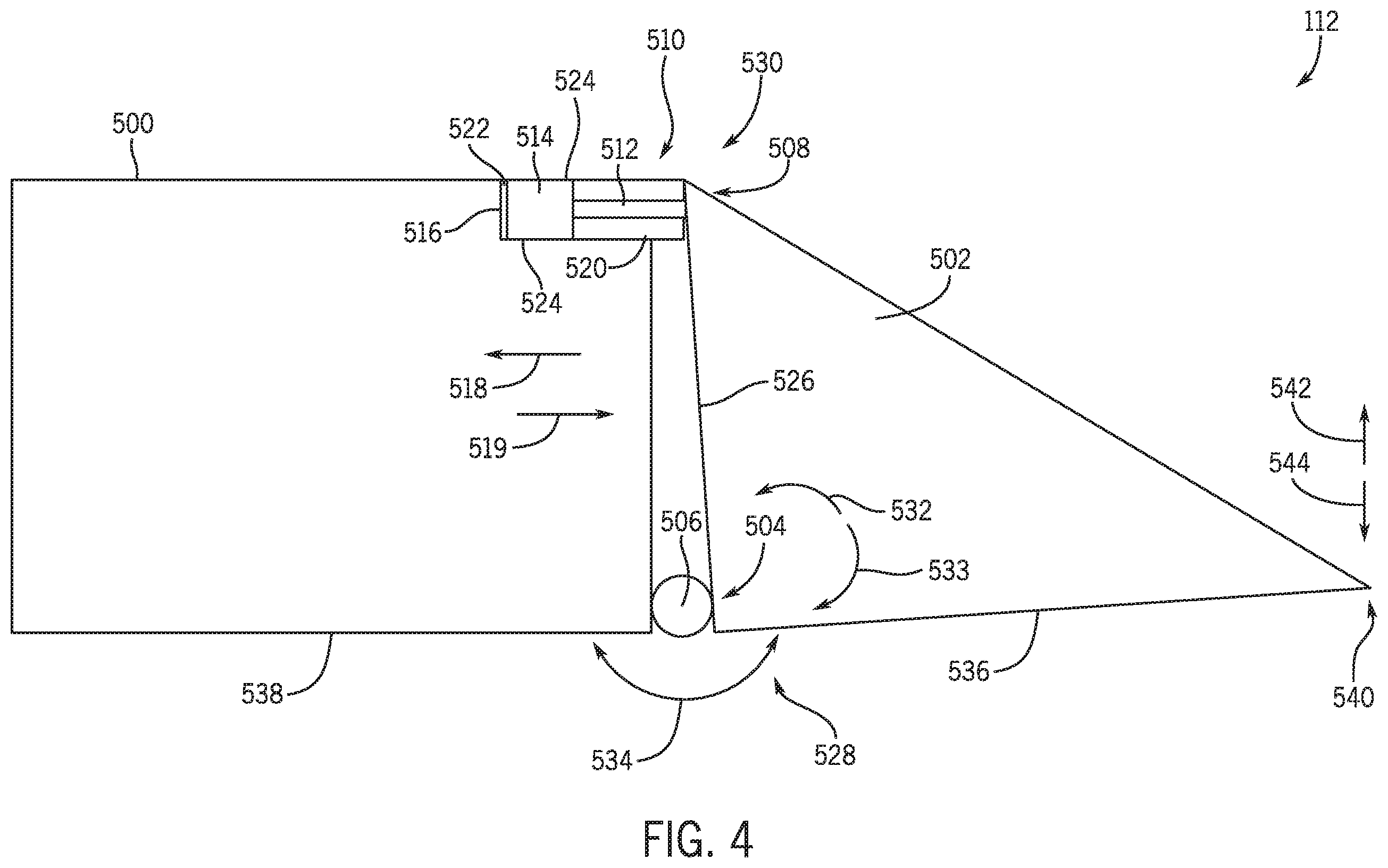 Patent US12376522 Figure 4 – Harvester header having a segment control system
