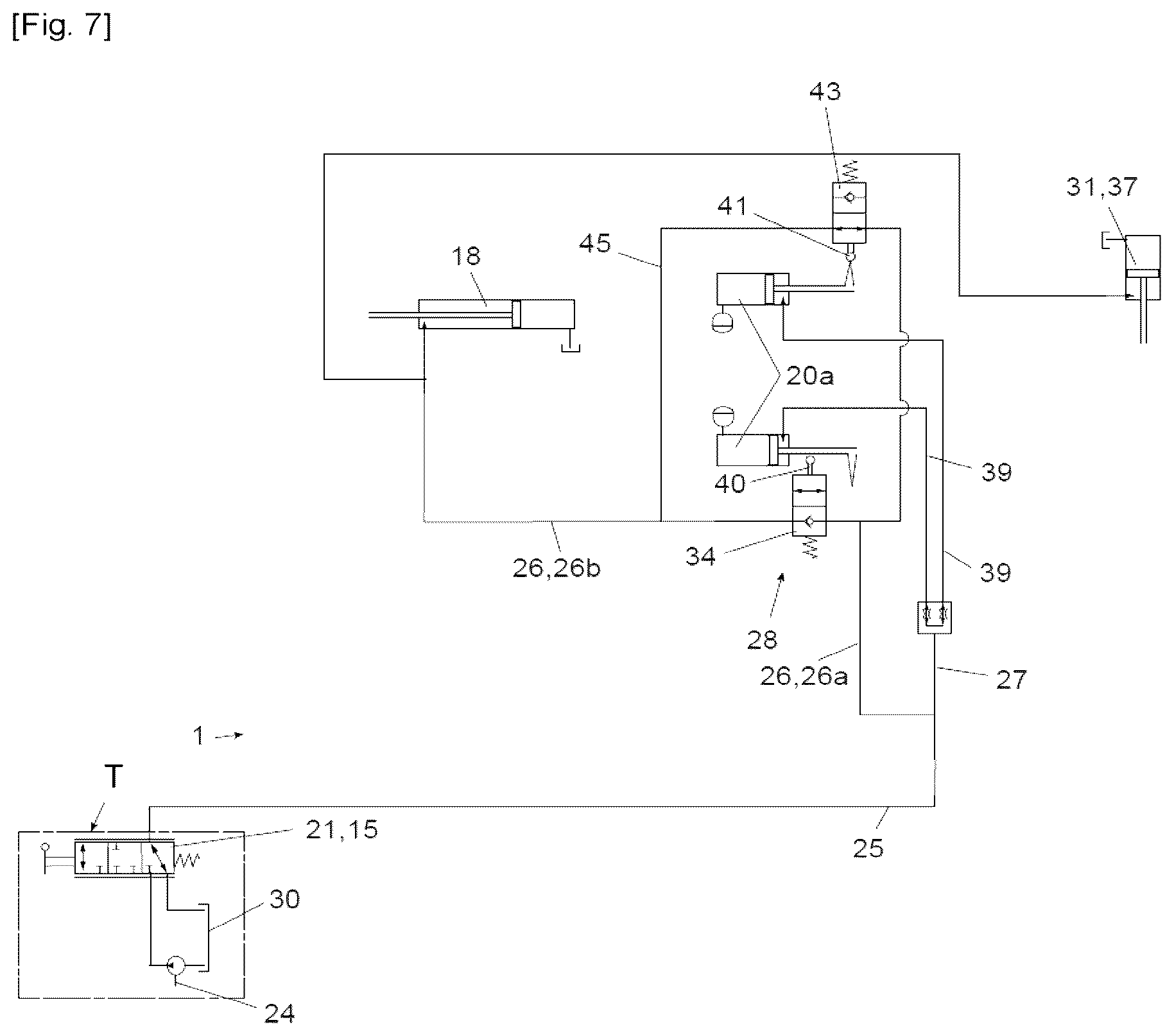 Patent US12376525 Figure 5 – Simplified haymaking machine with a carrier