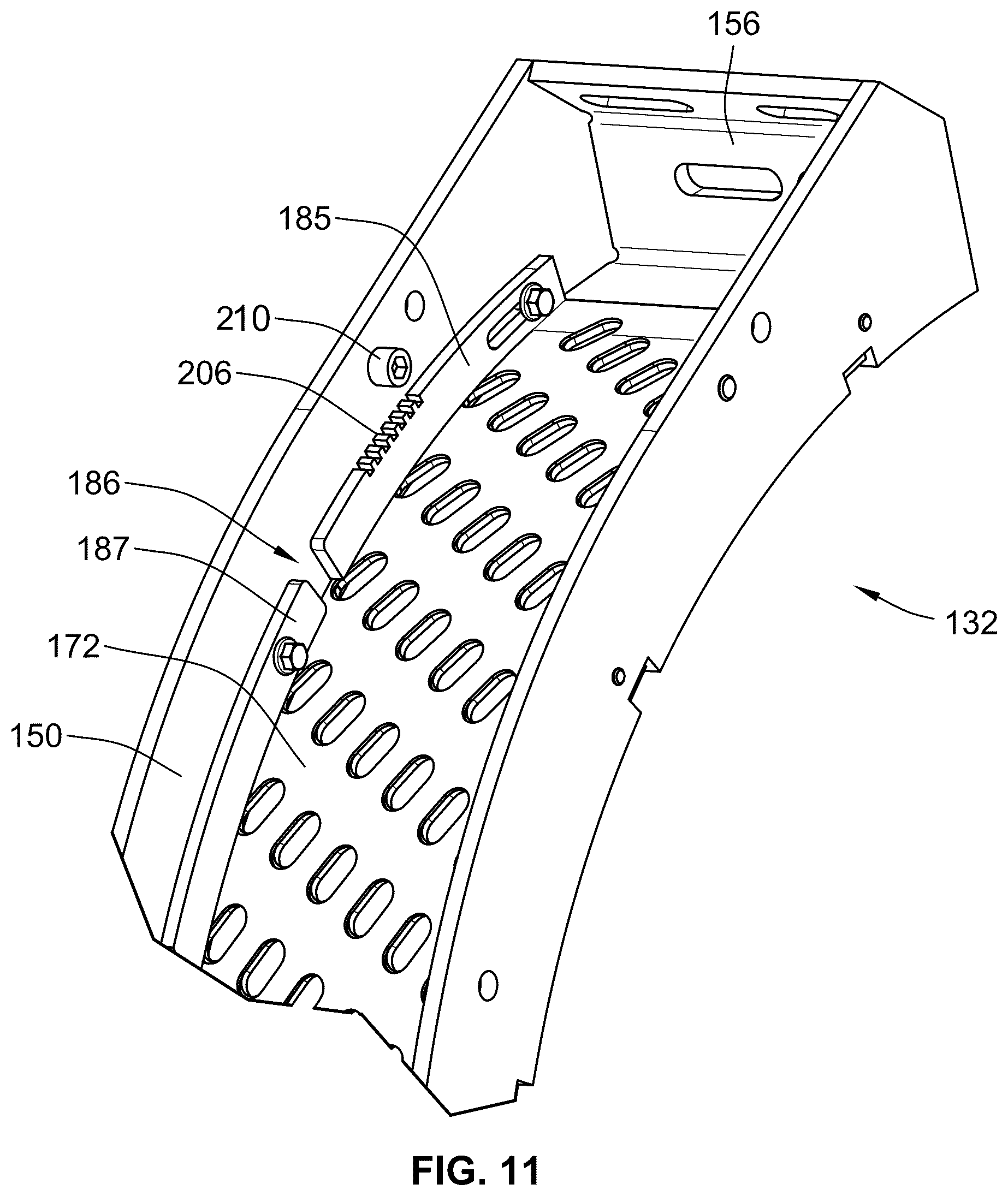 Patent US12376527 Figure 10 – Concave with adjustable openings