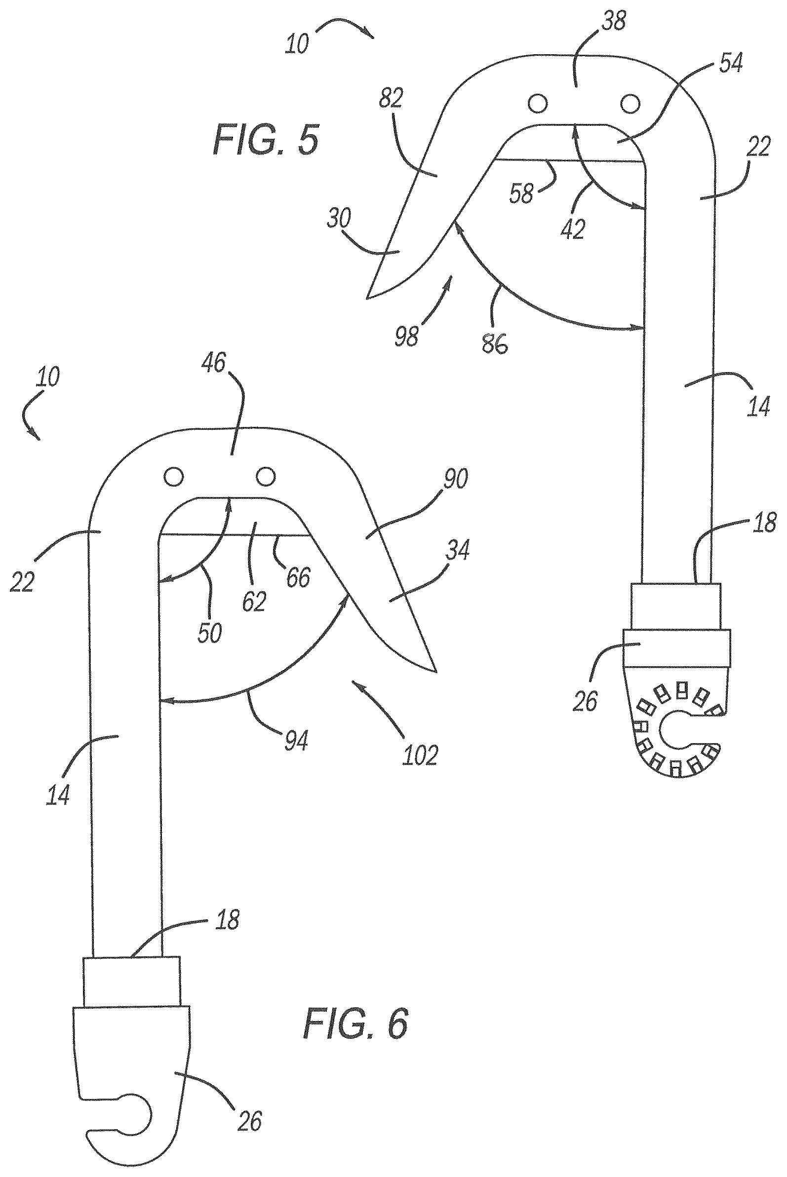 Patent US12376531 Figure 3 – Devining hook for electric transmission lines