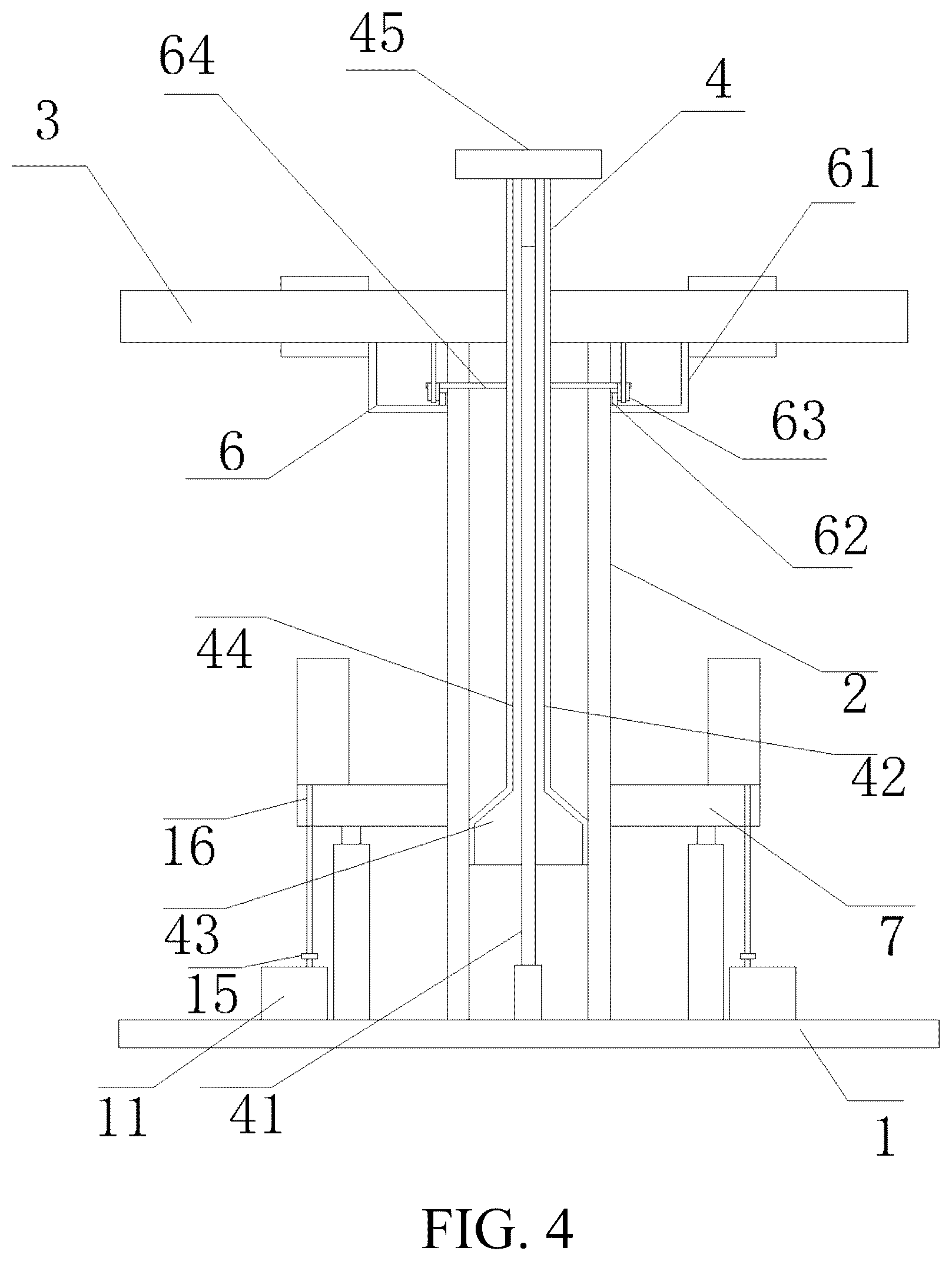 Patent US12376557 Figure 4 – Rapid cleaning system of milking cups in milking hall