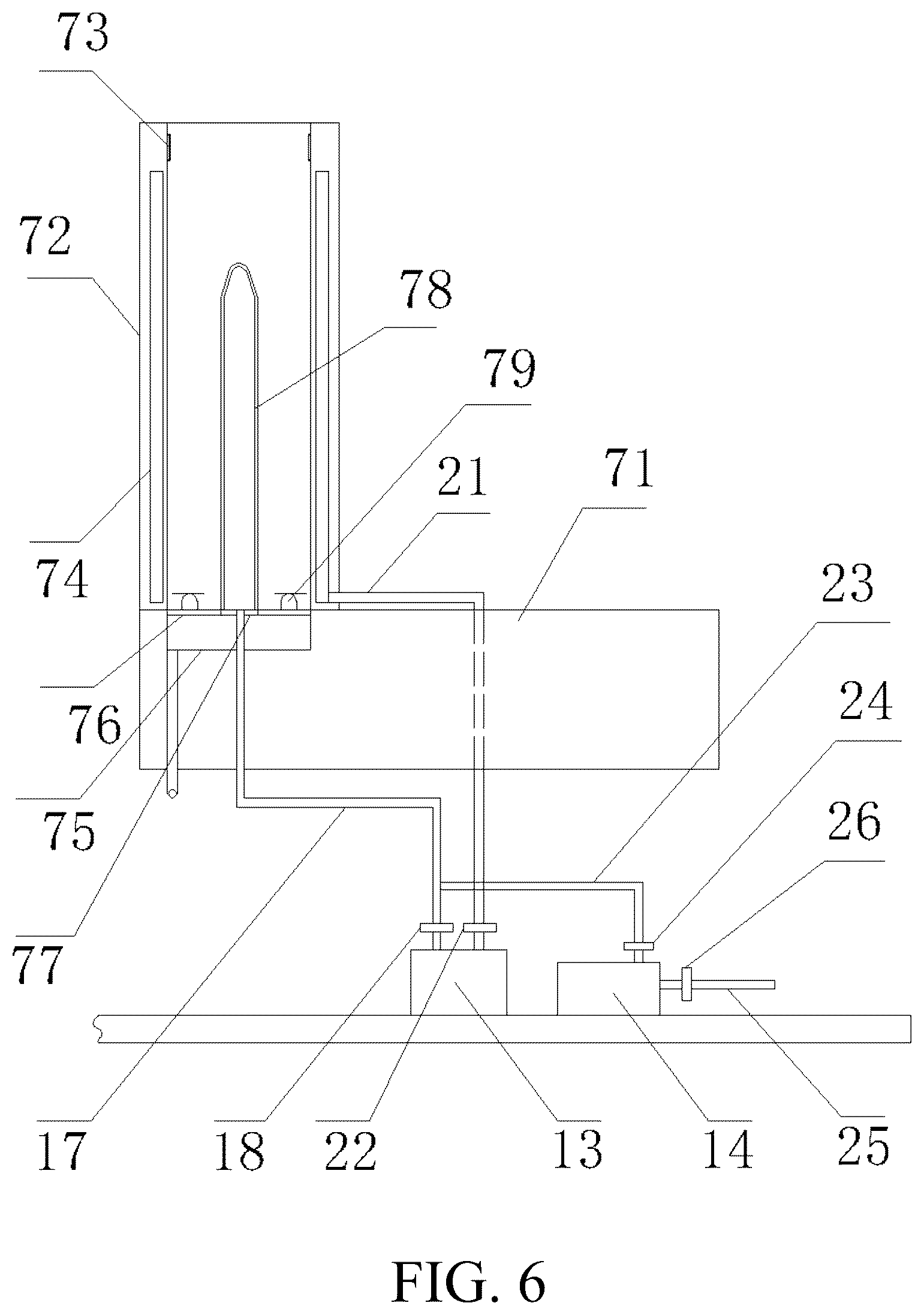 Patent US12376557 Figure 6 – Rapid cleaning system of milking cups in milking hall