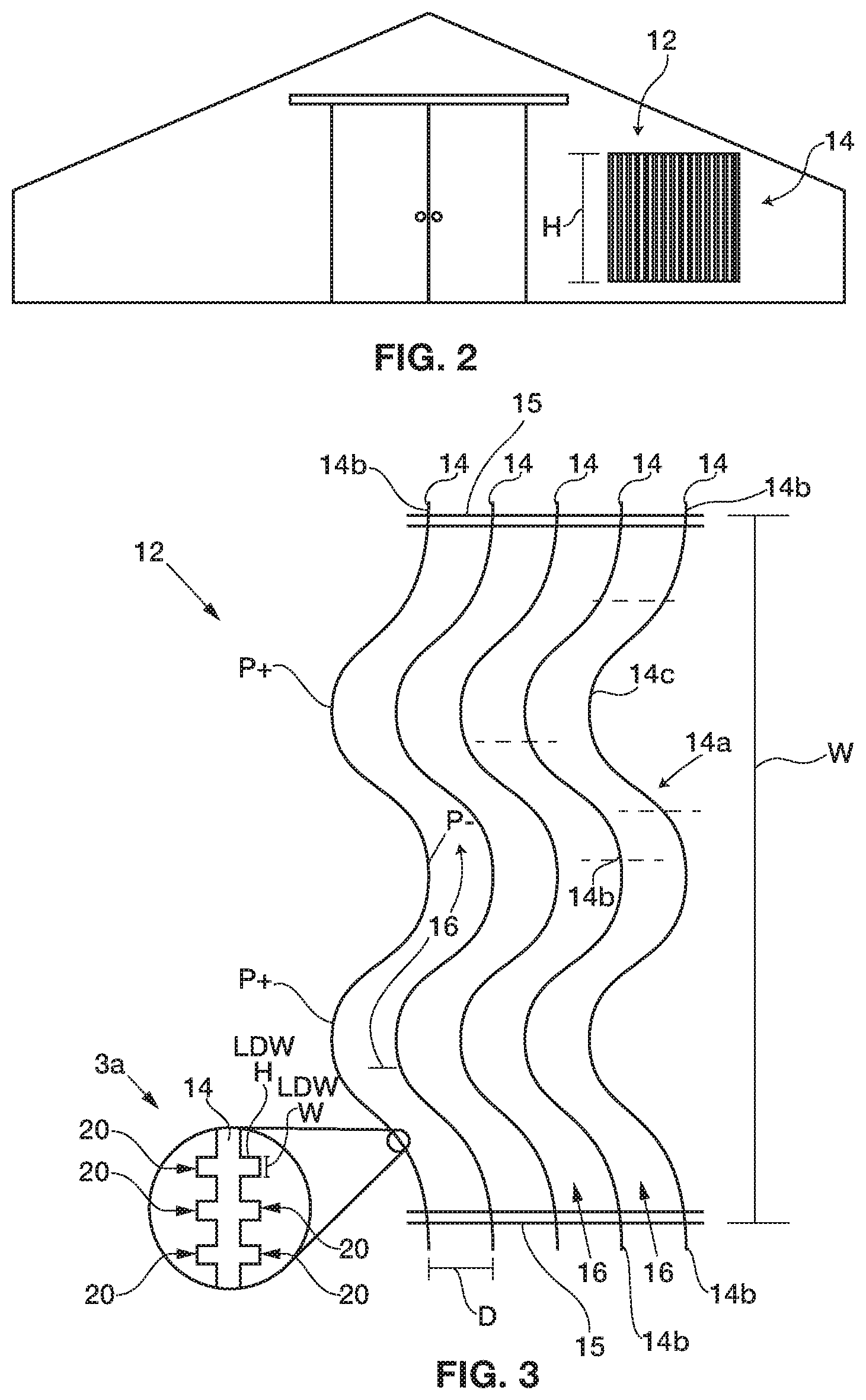 Patent US12376558 Figure 2 – Light traps, panels for light traps and rail apparatus
