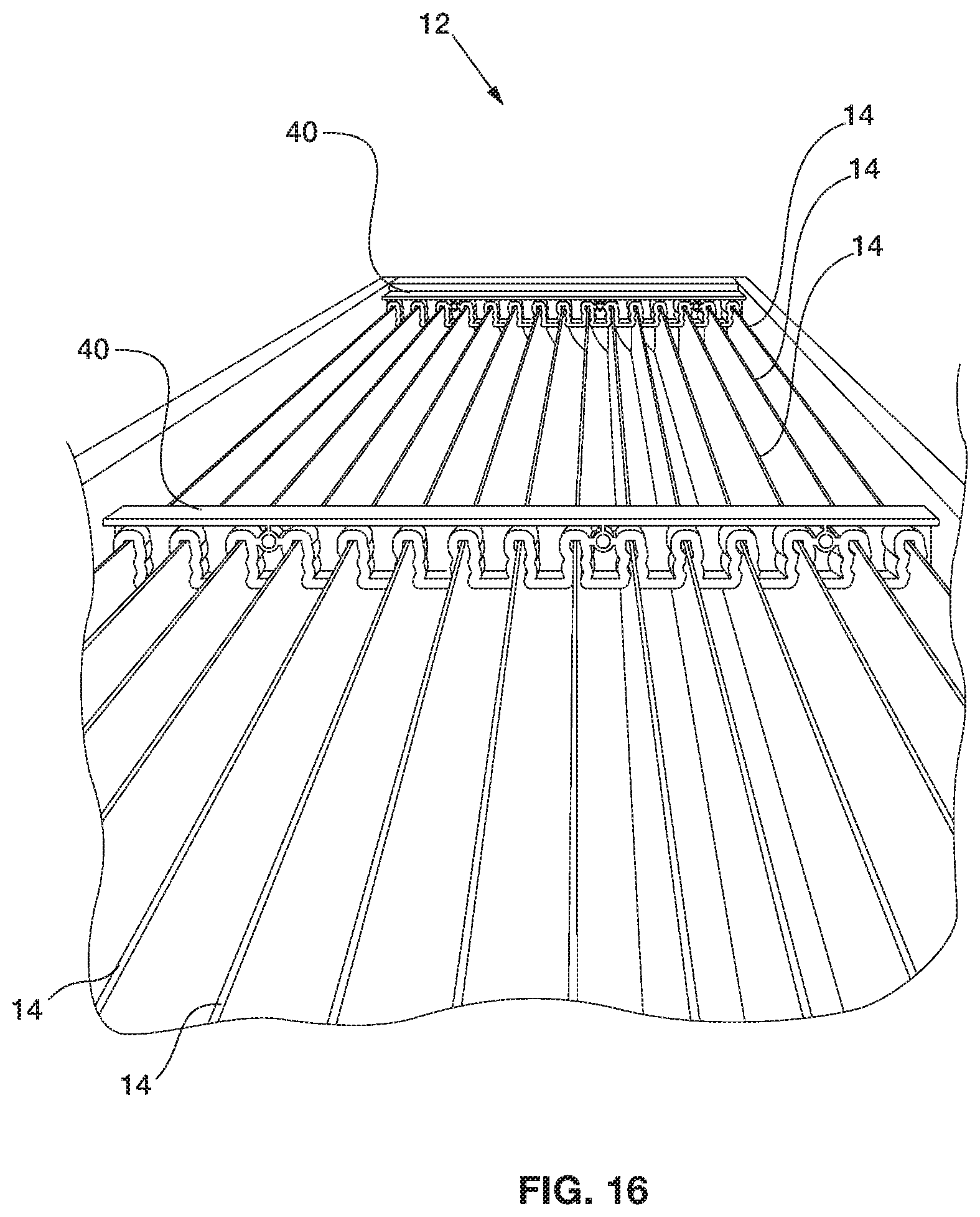 Patent US12376558 Figure 14 – Light traps, panels for light traps and rail apparatus