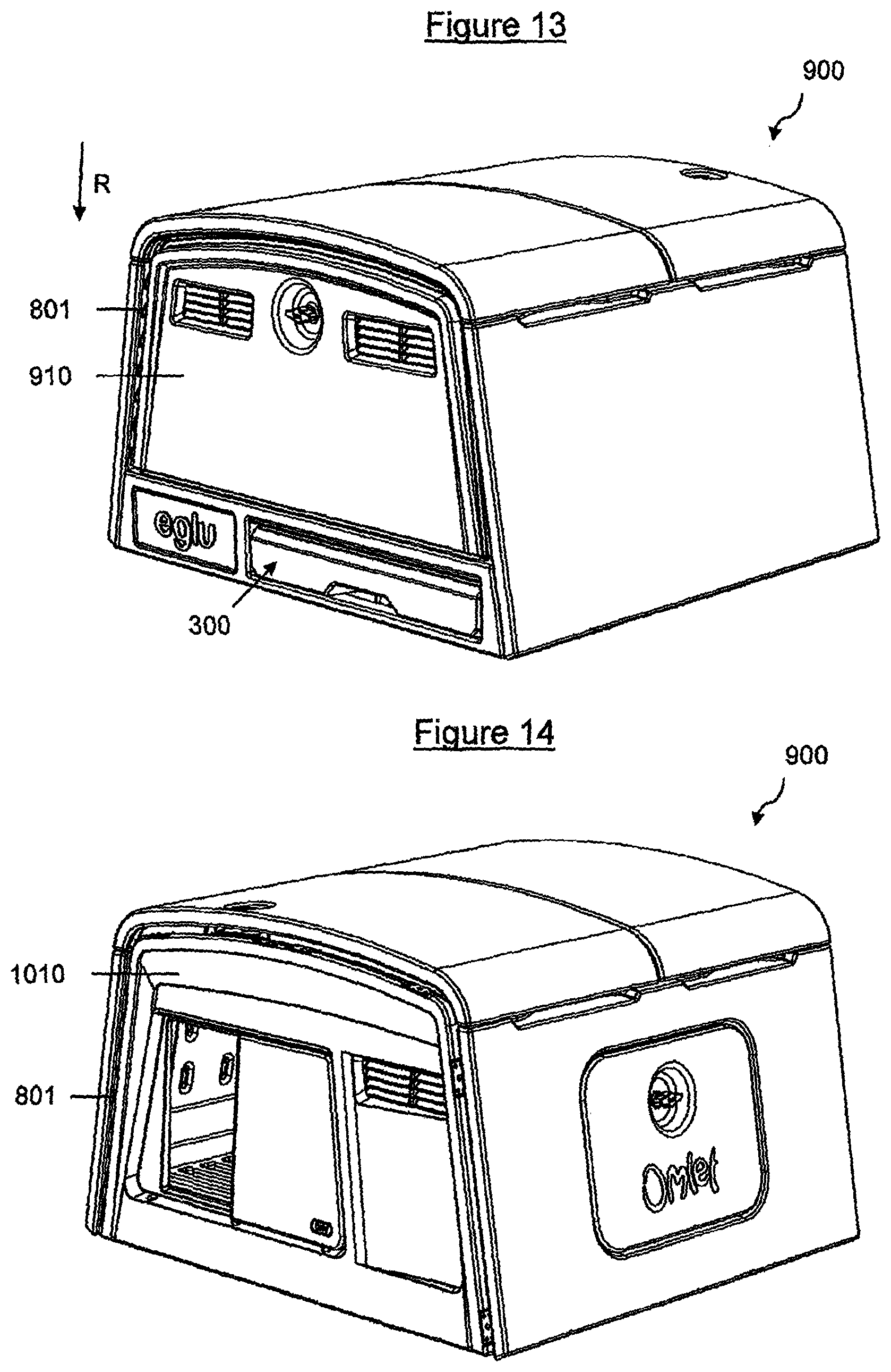 Patent US12376559 Figure 8 – Animal house