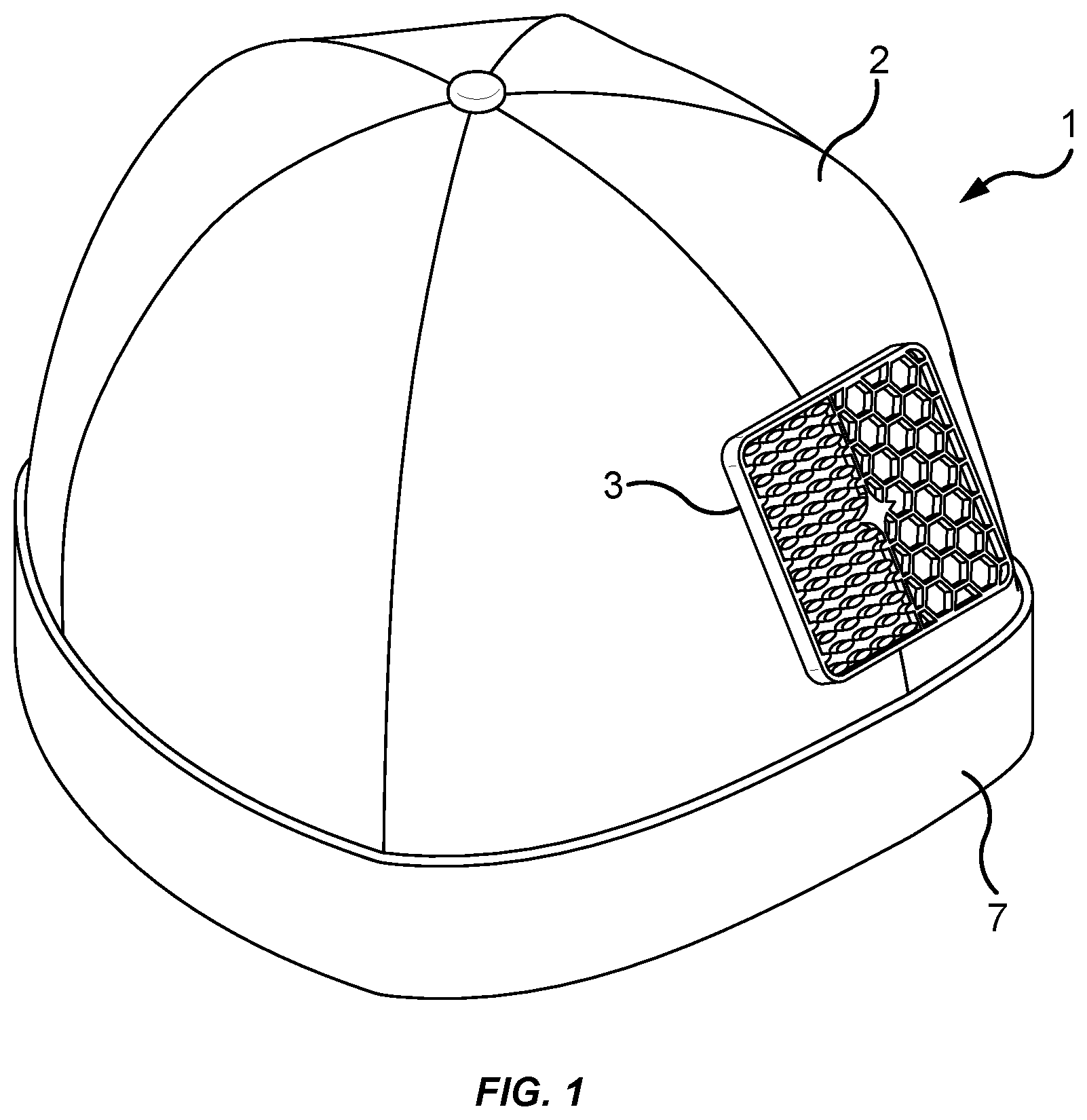 Patent US12376563 Figure 1 – Grooming assistance device
