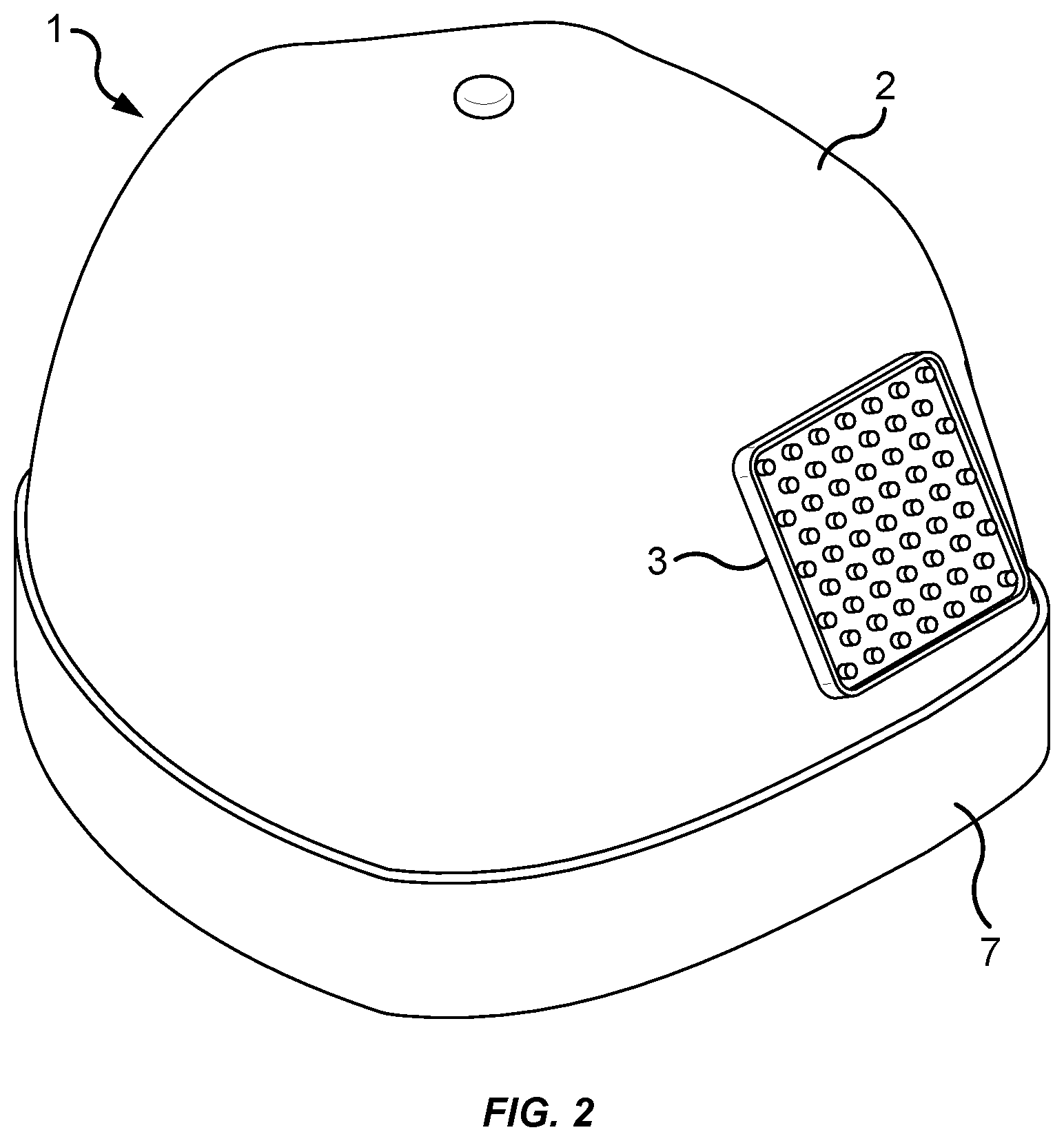 Patent US12376563 Figure 2 – Grooming assistance device