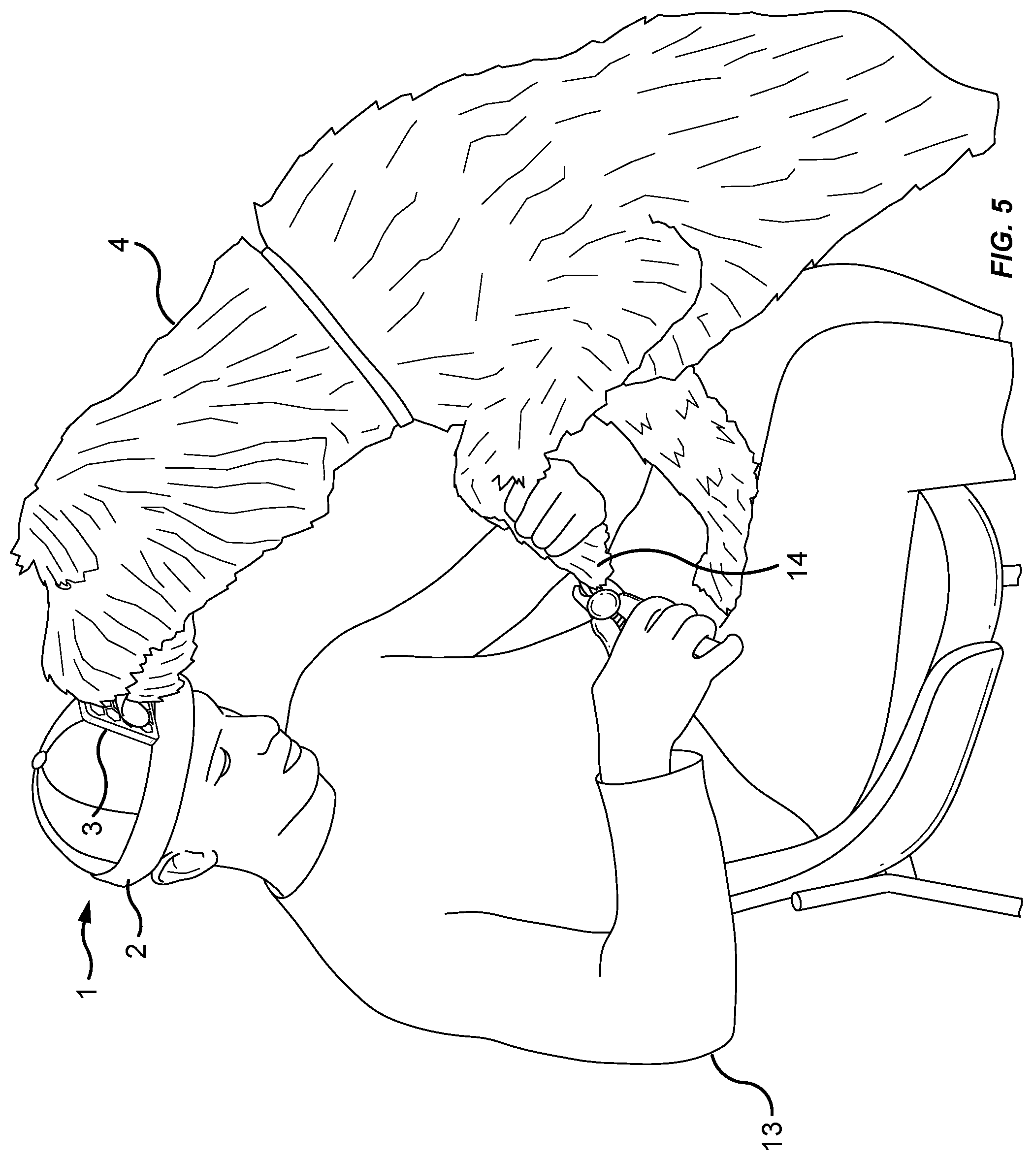 Patent US12376563 Figure 4 – Grooming assistance device