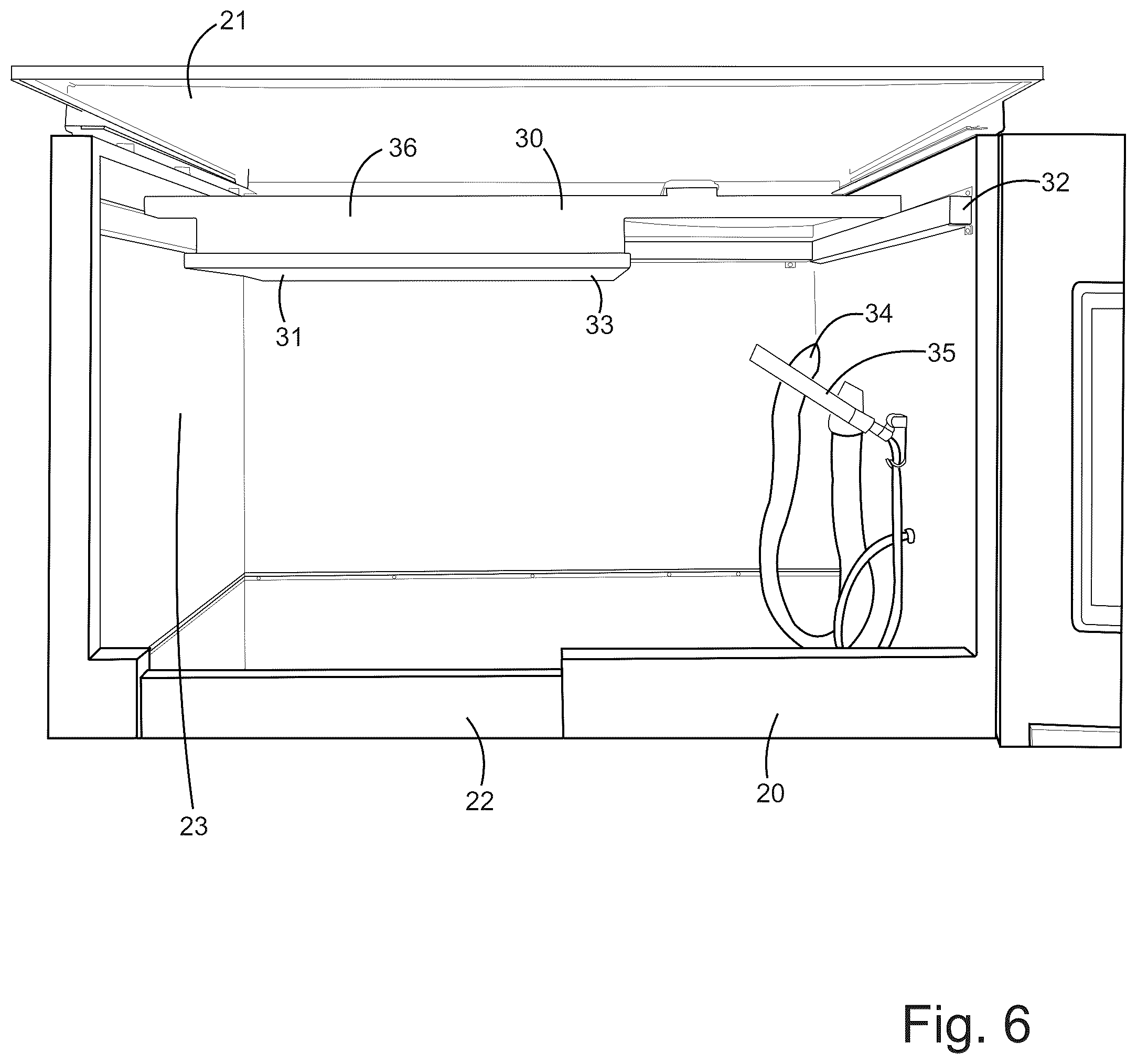 Patent US12376564 Figure 6 – Pet bath machine