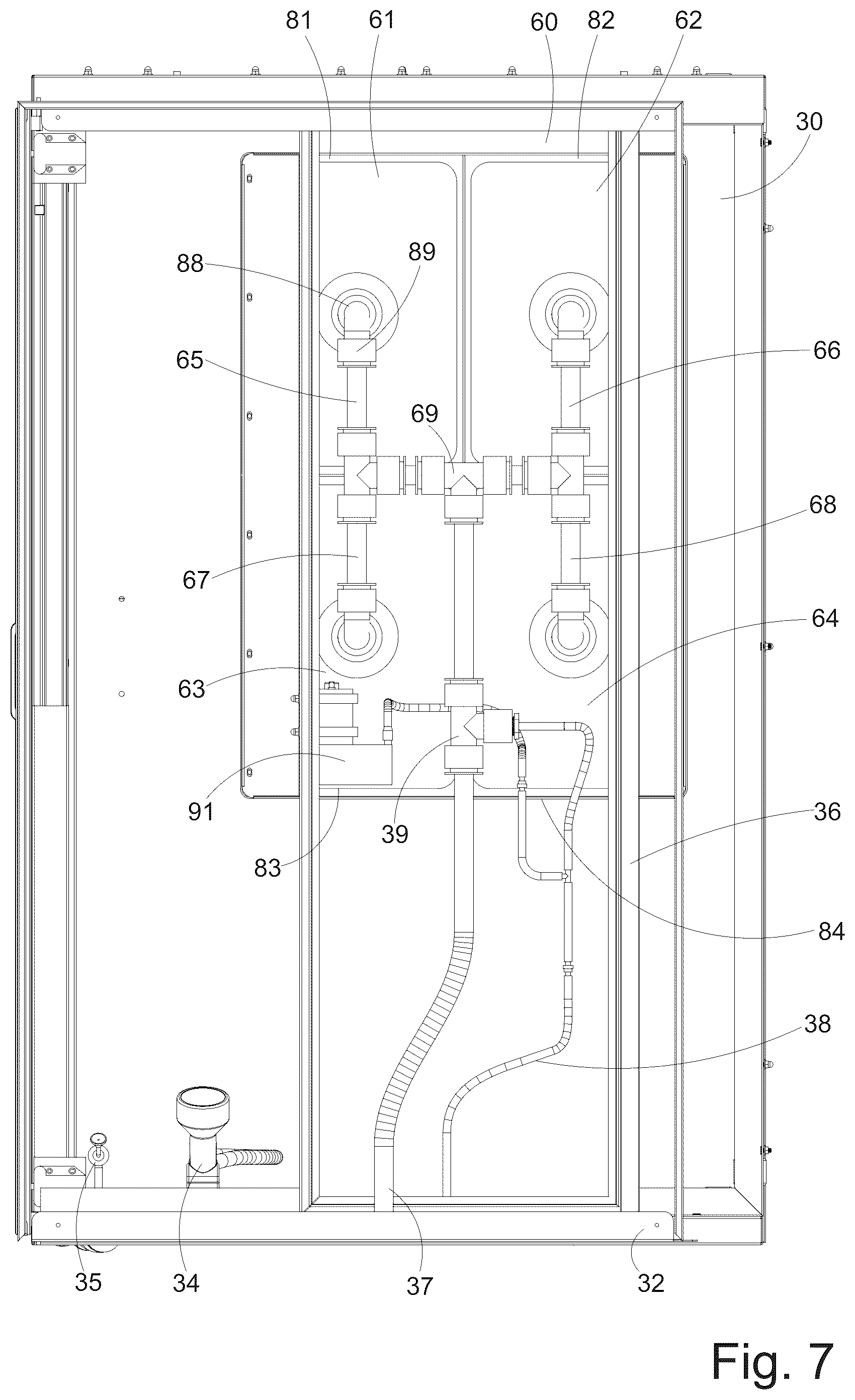 Patent US12376564 Figure 7 – Pet bath machine