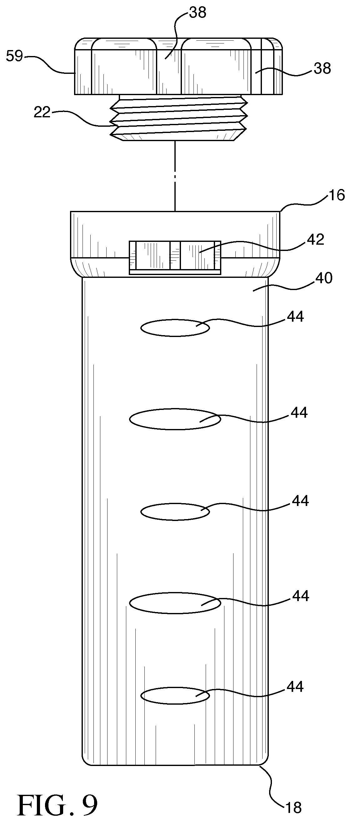 Patent US12376568 Figure 7 – Refillable dog puzzle chew toy fabricated for powerful dog chewers
