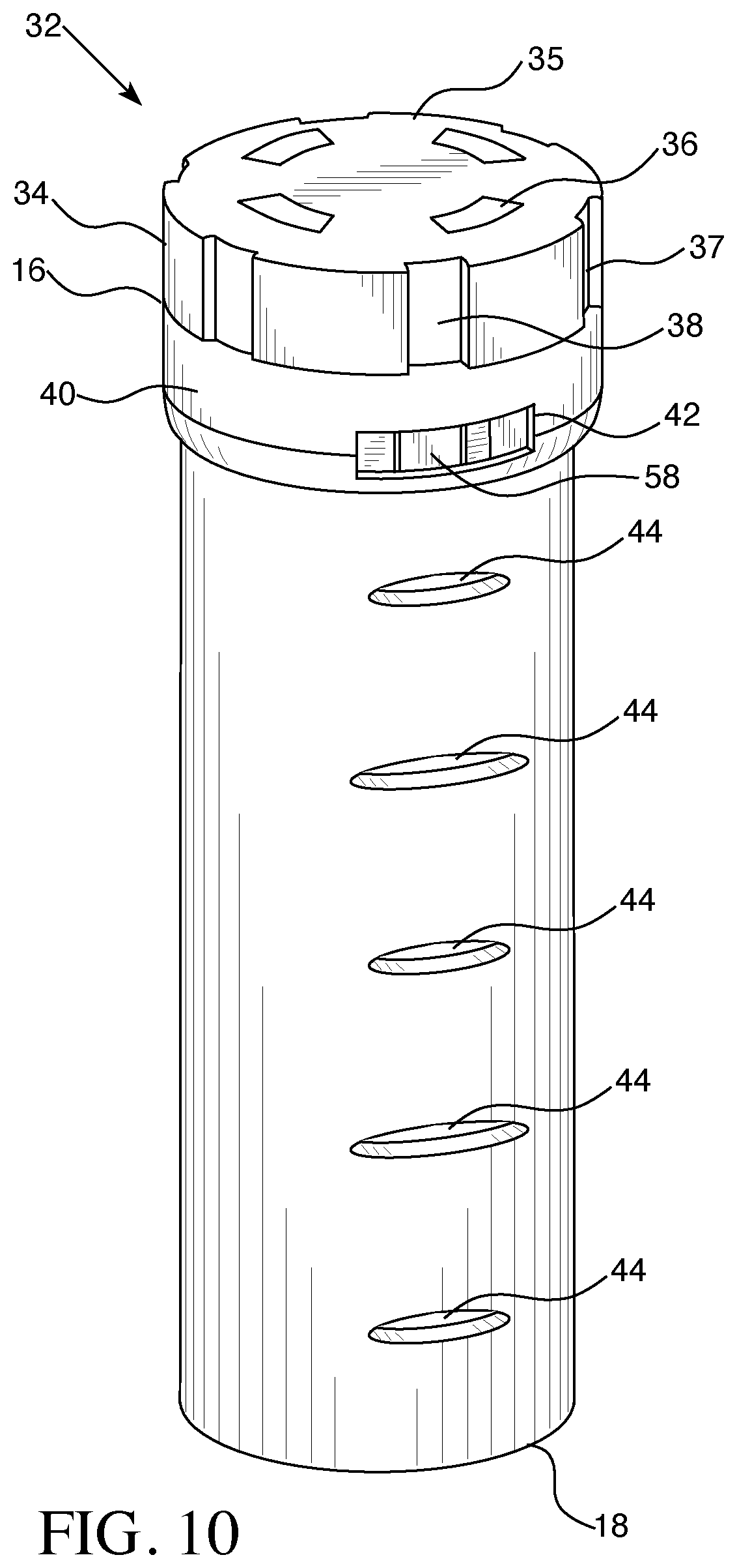 Patent US12376568 Figure 8 – Refillable dog puzzle chew toy fabricated for powerful dog chewers