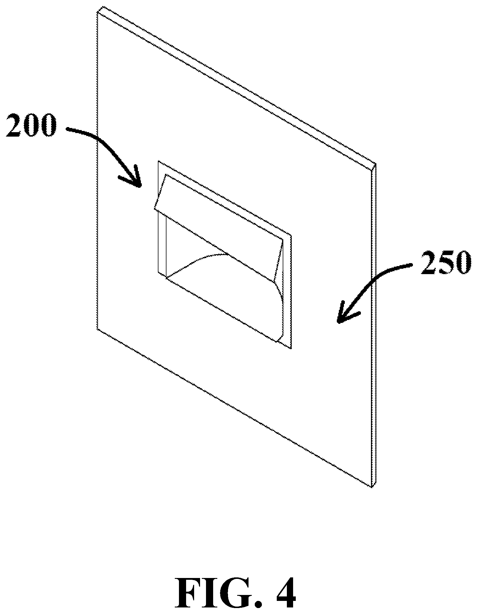 Patent US12376571 Figure 4 – Indoor/outdoor bird feeder