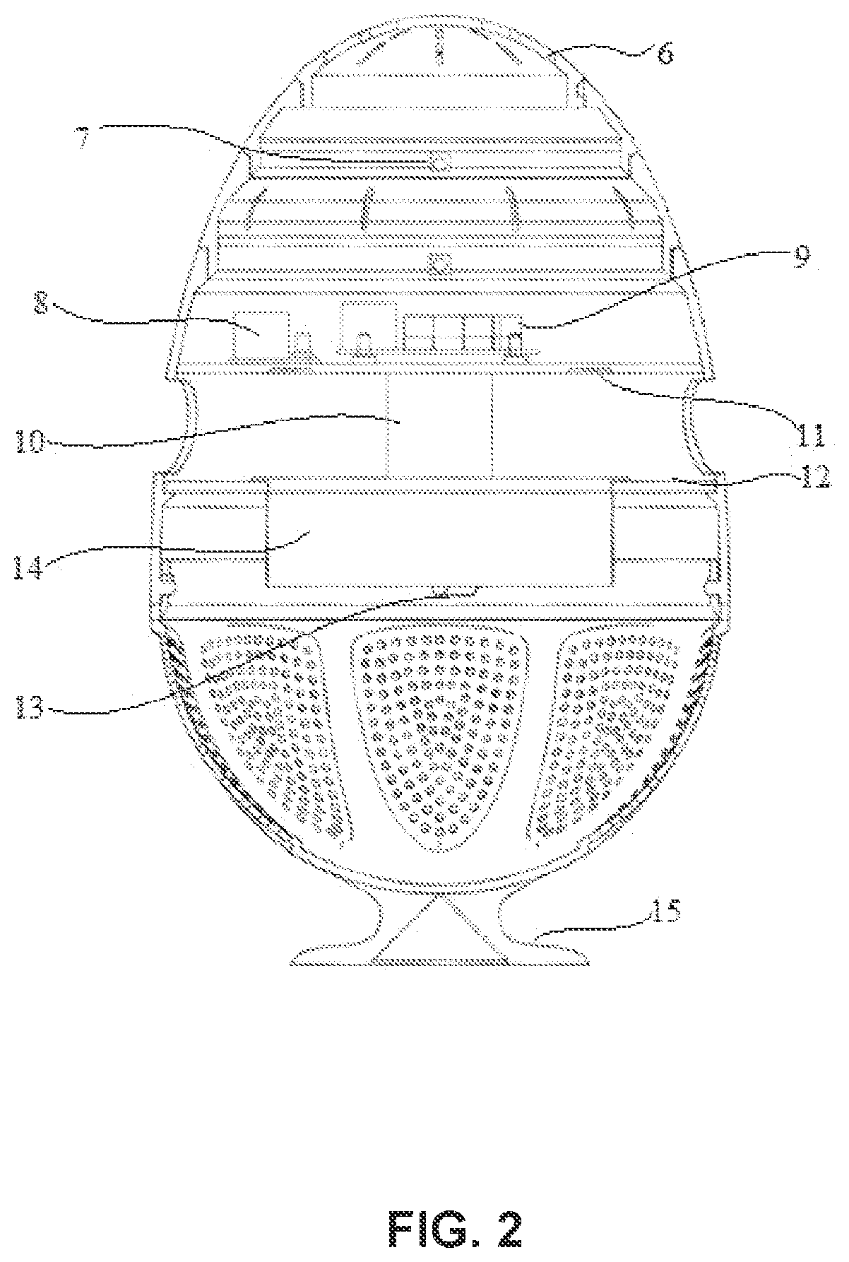 Patent US12376576 Figure 2 – Automated mosquito host bio-mimicking device