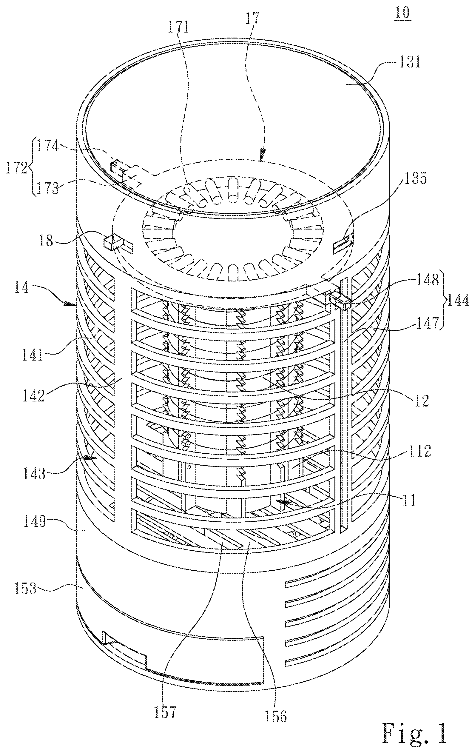 Patent US12376579 Figure 1 – Zapper