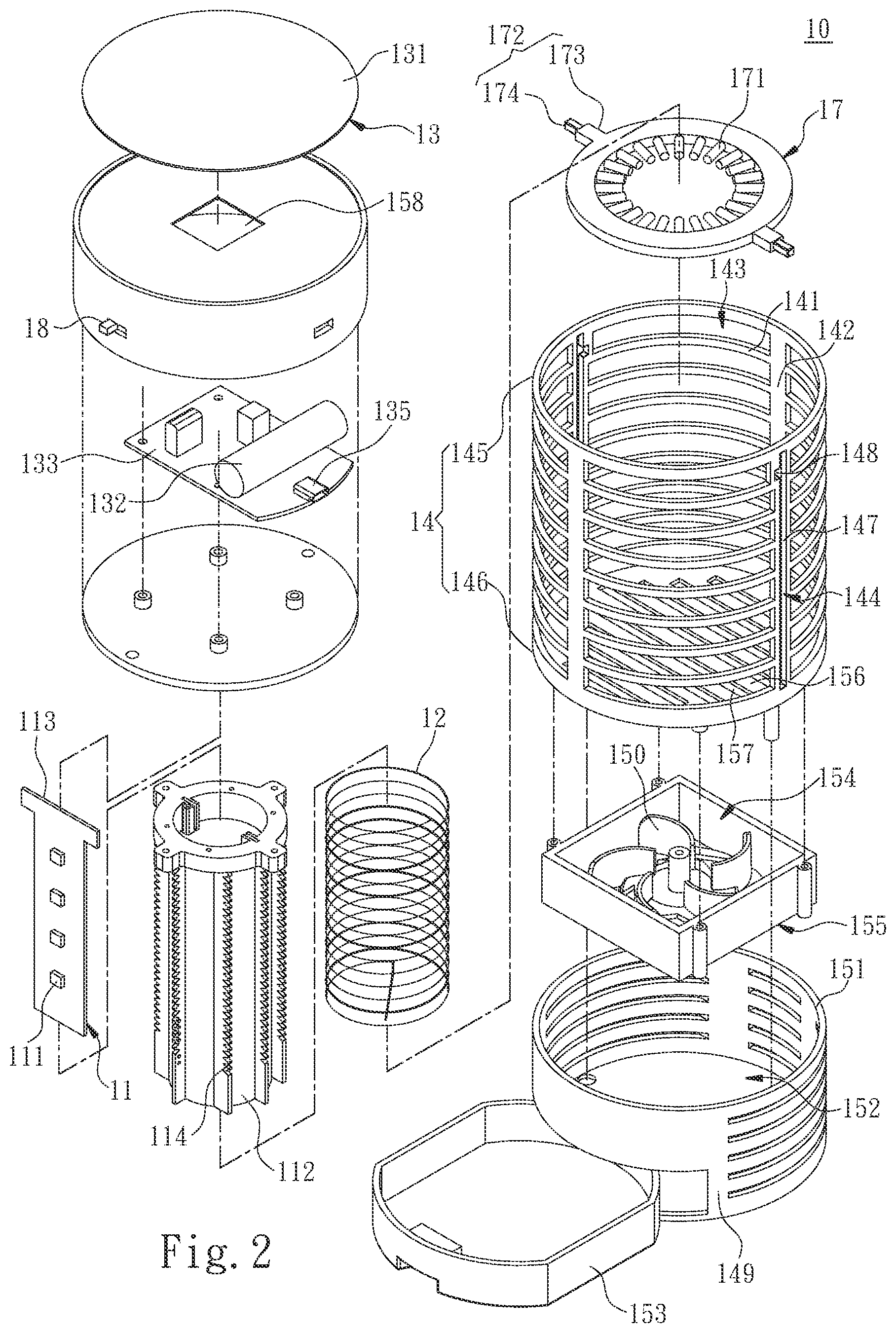 Patent US12376579 Figure 2 – Zapper
