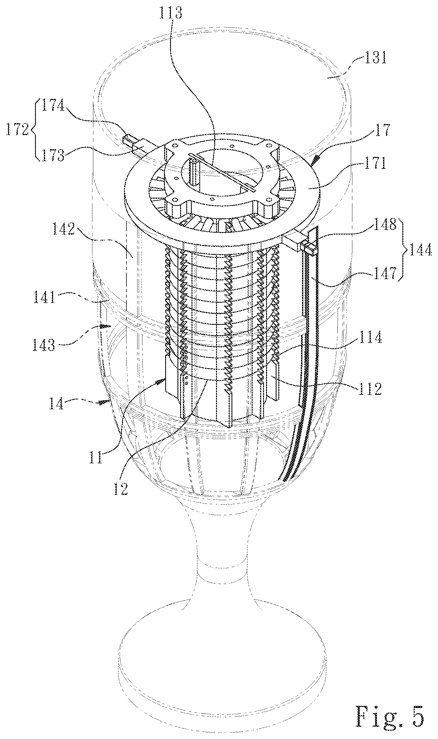 Patent US12376579 Figure 5 – Zapper