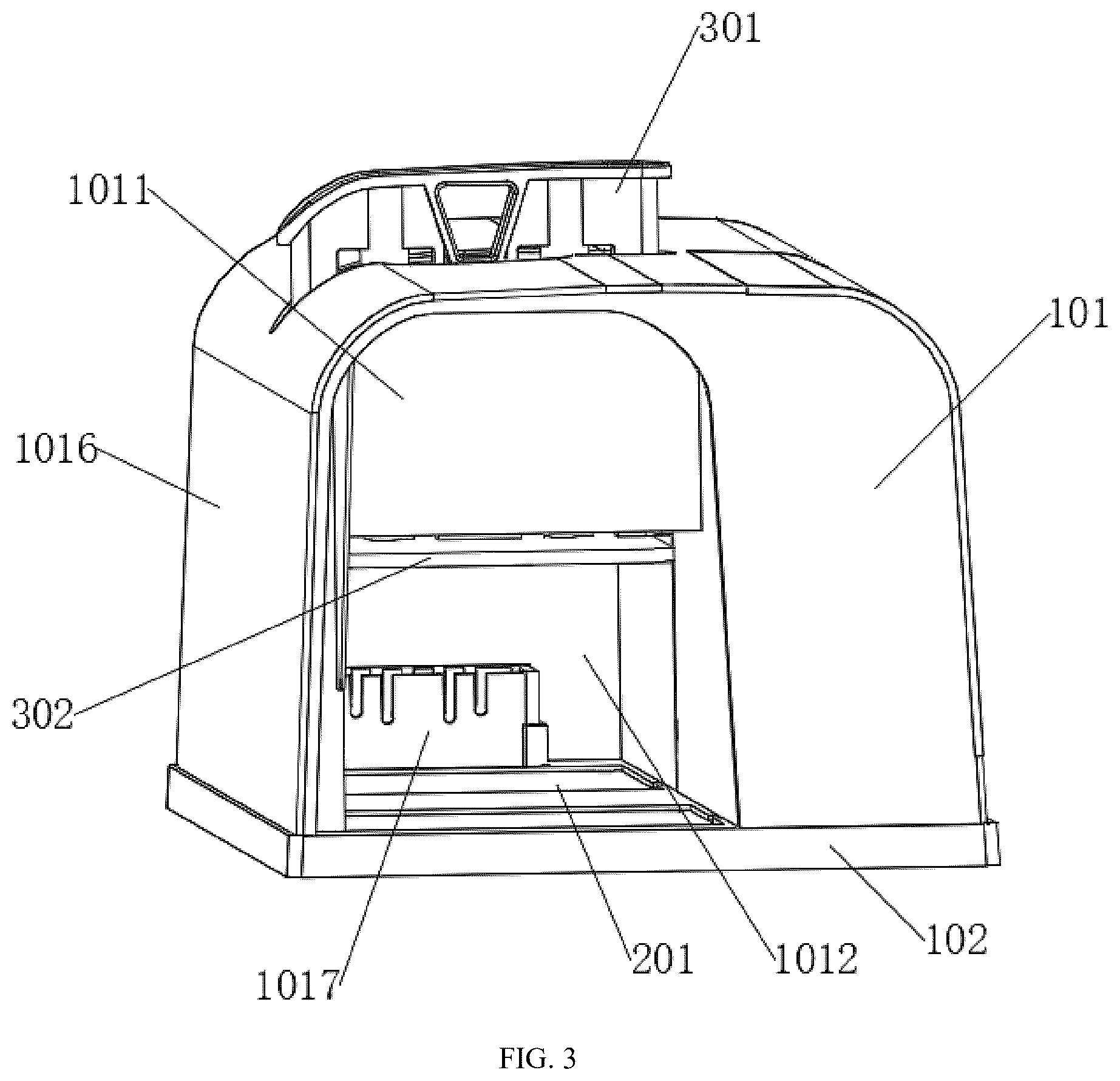 Patent US12376580 Figure 3 – Mouse trap