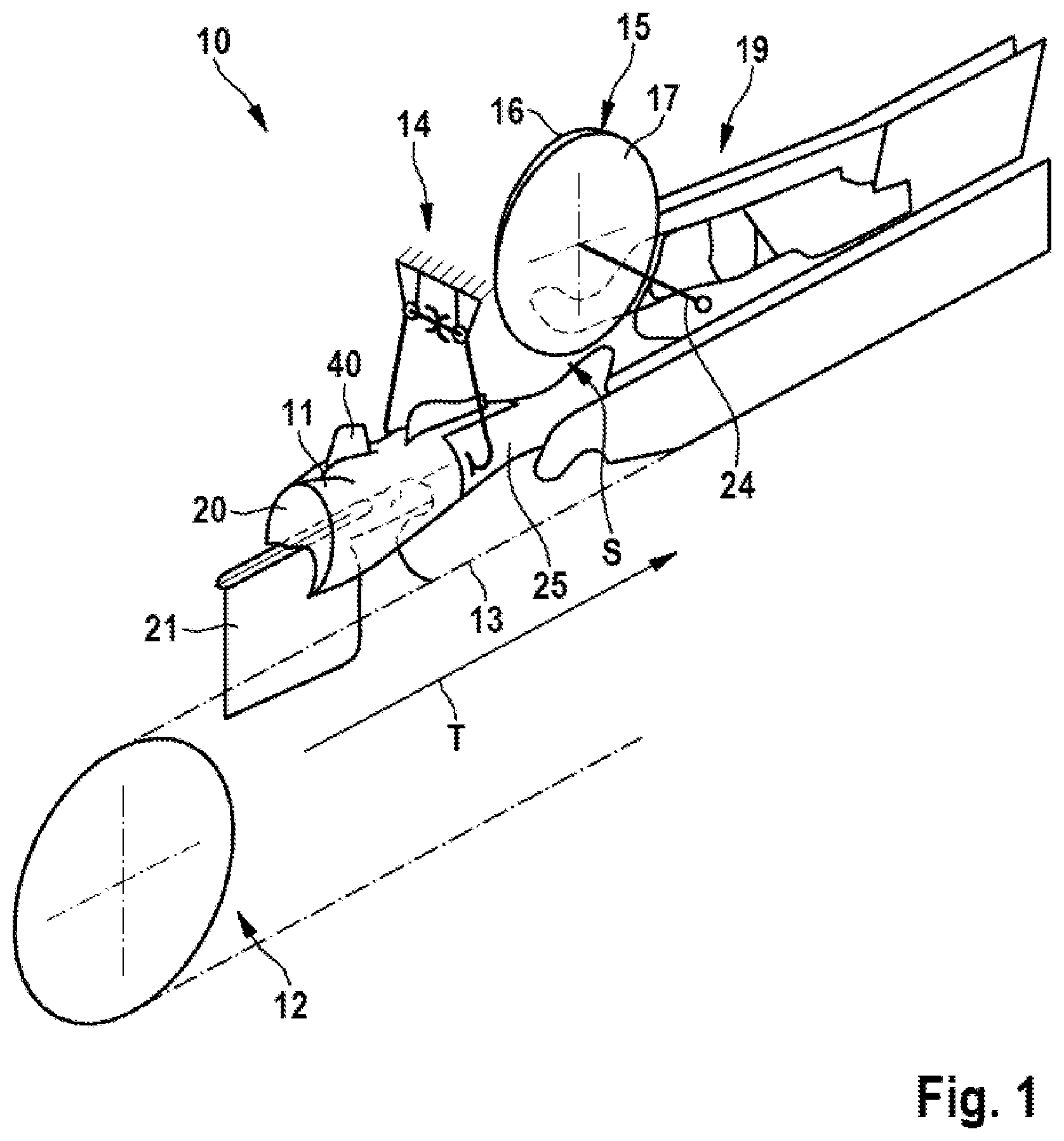Patent US12376599 Figure 1 – Apparatus and method for automatically recovering flesh from beheaded and eviscerated fish