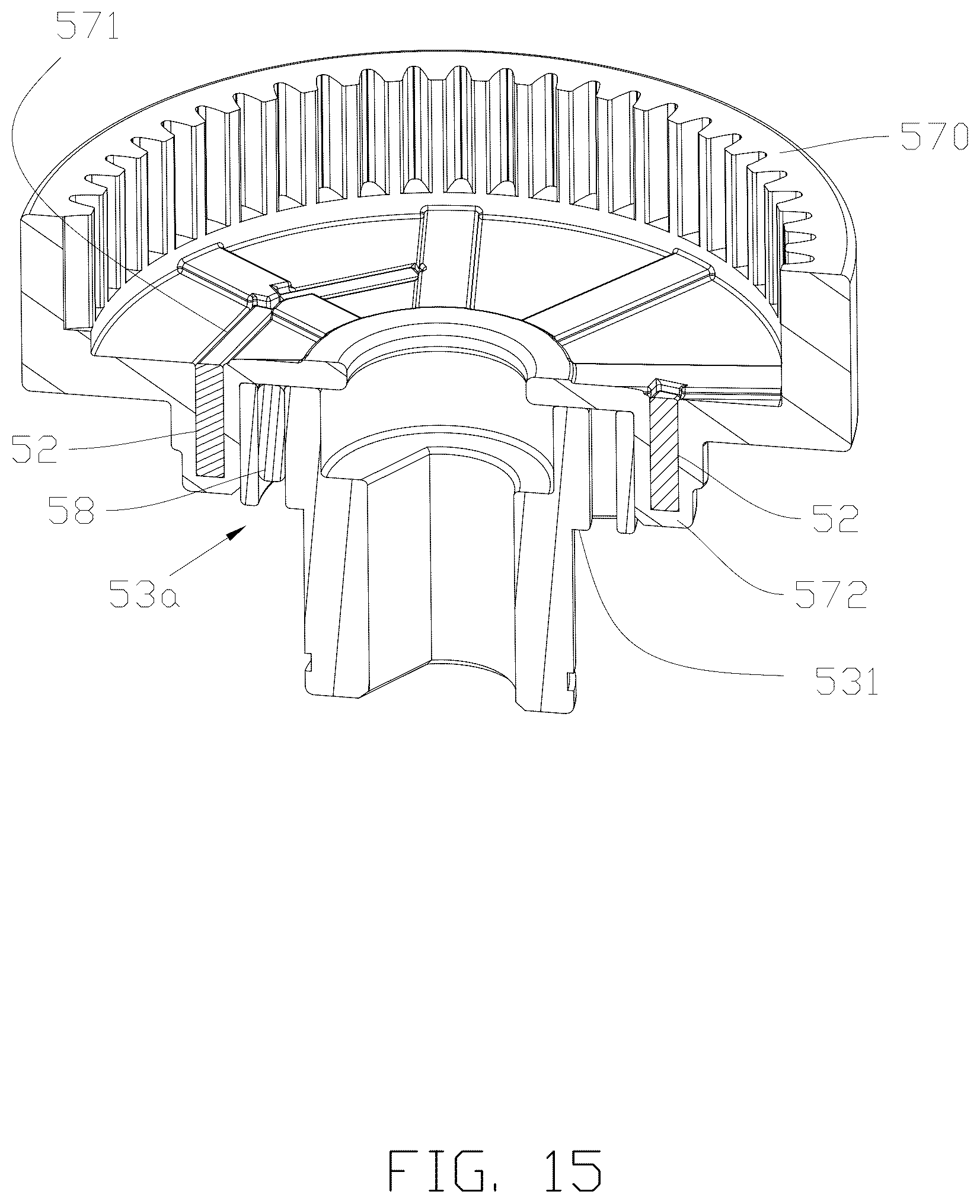Patent US12376605 Figure 15 – Ice cream maker