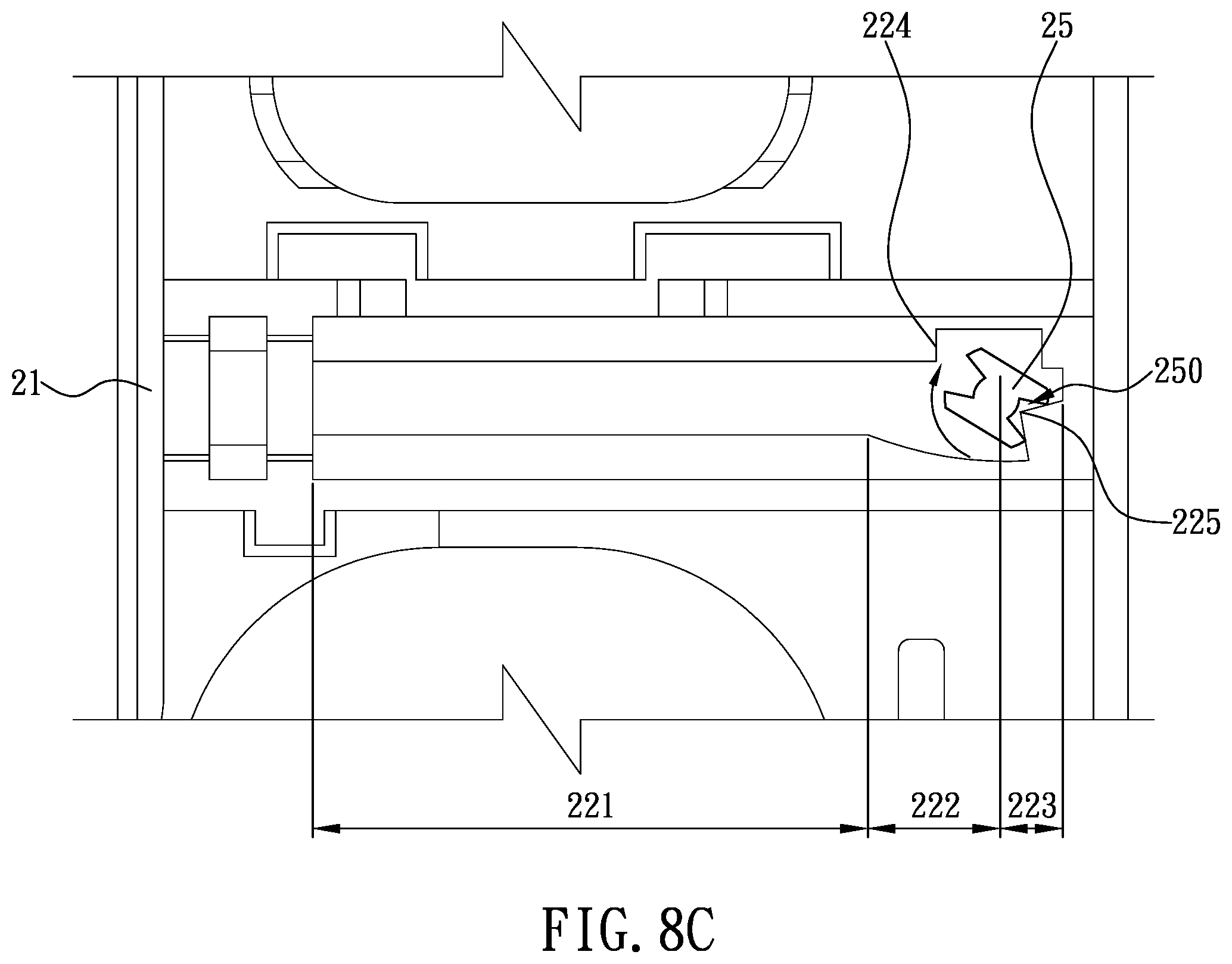 Patent US12376621 Figure 11 – Cigar cutter with arresting mechanism