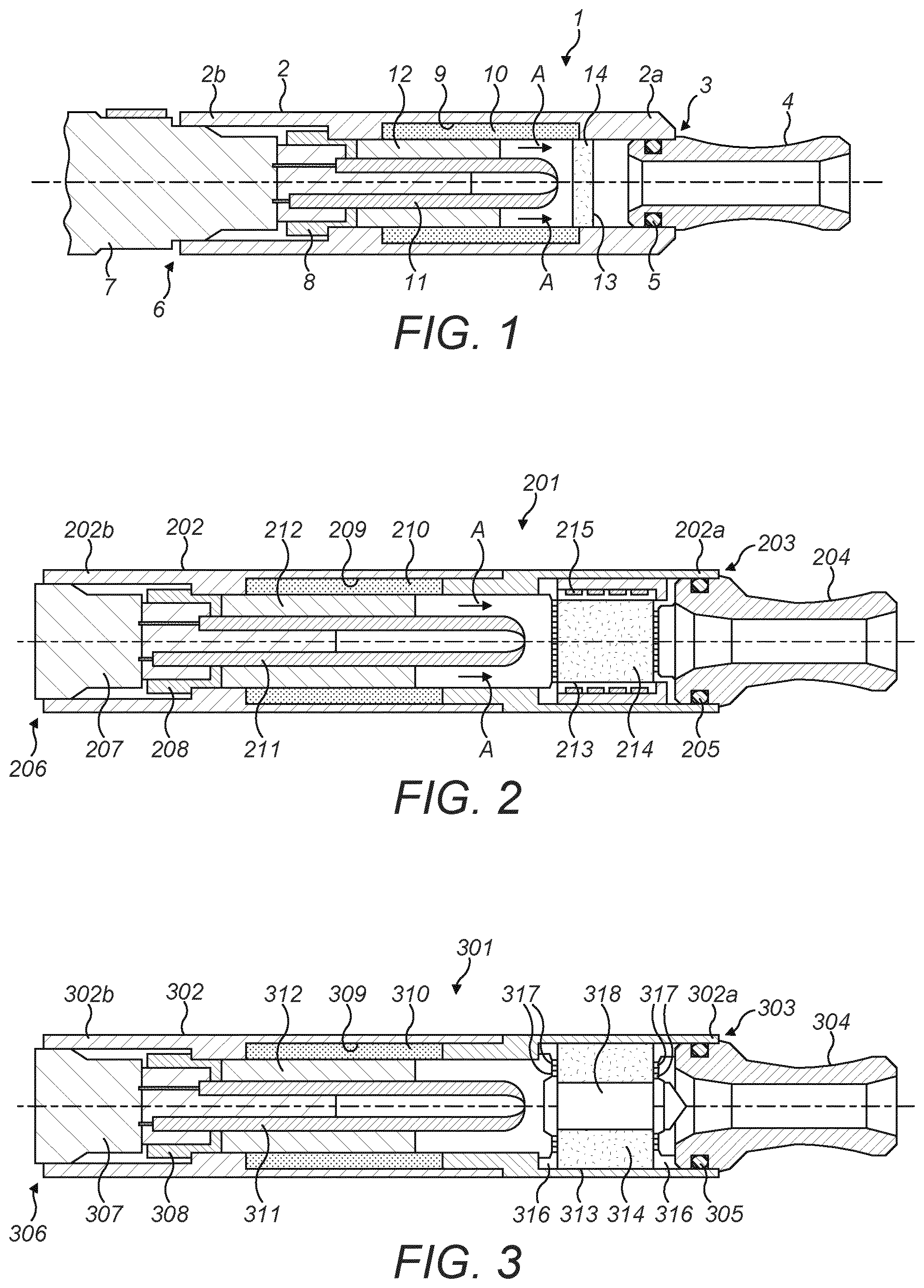 Patent US12376623 Figure 1 – Aerosol generation