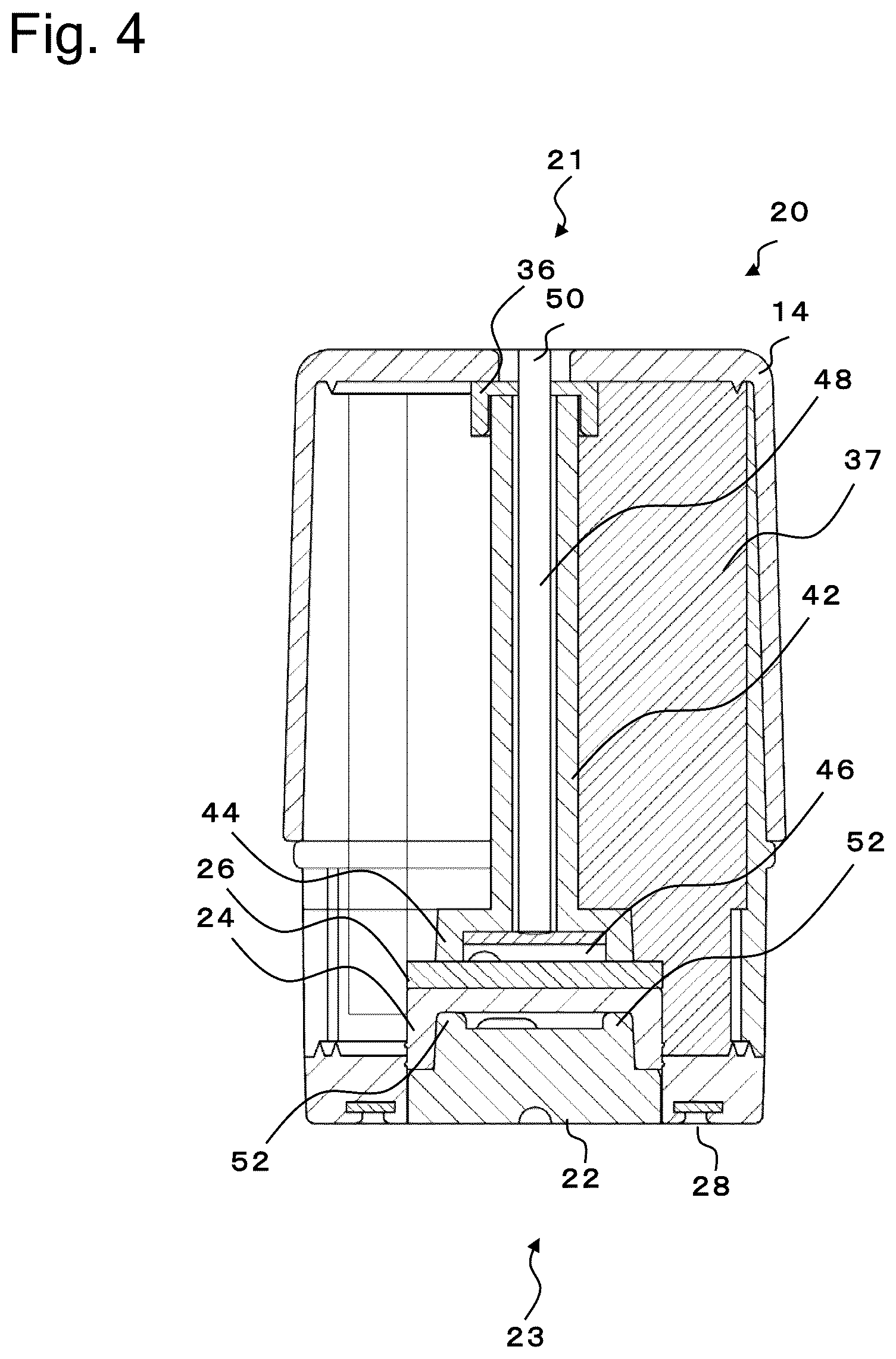 Patent US12376625 Figure 5 – Aspirator cartridge