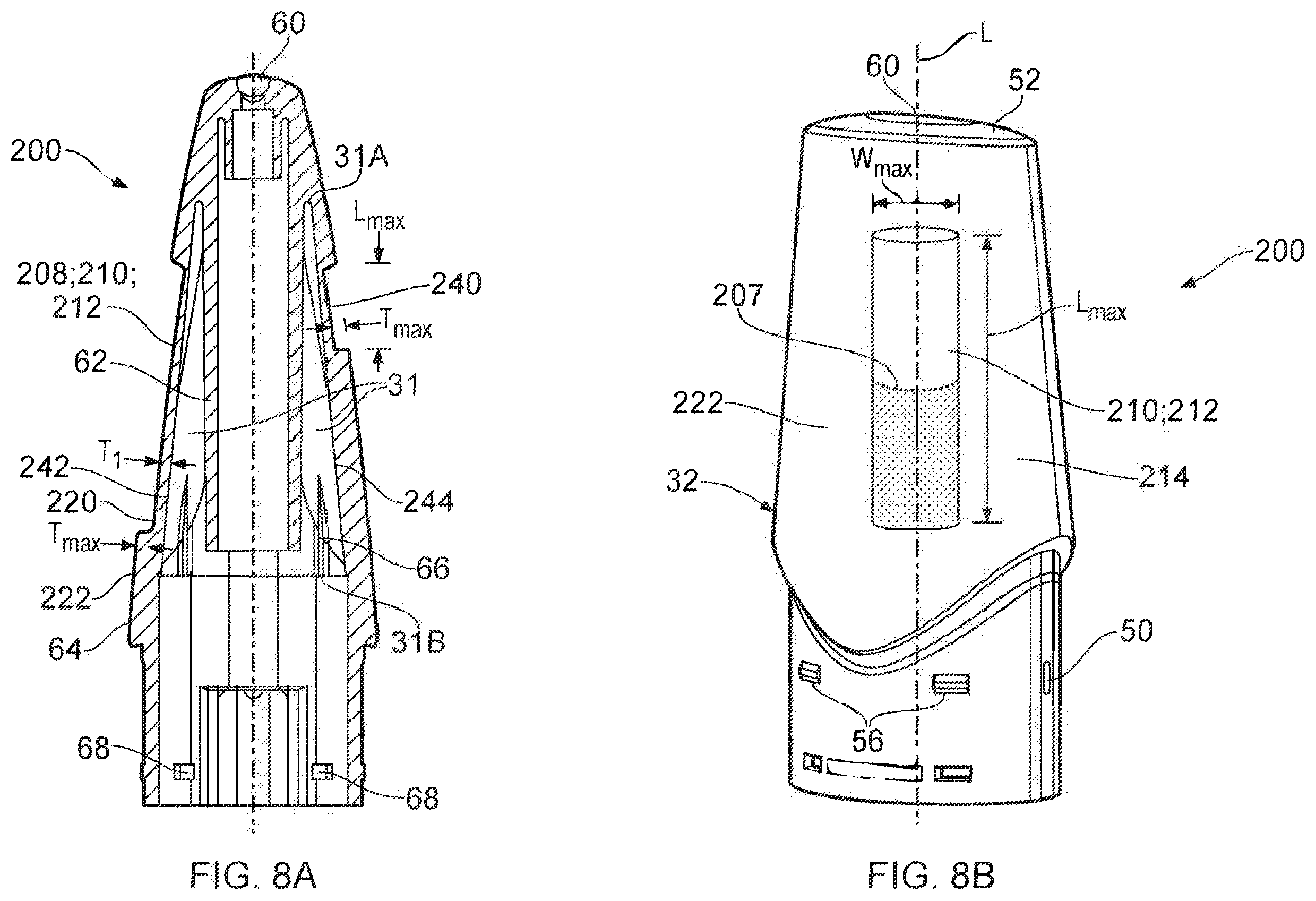 Patent US12376626 Figure 8 – Aerosol provision systems