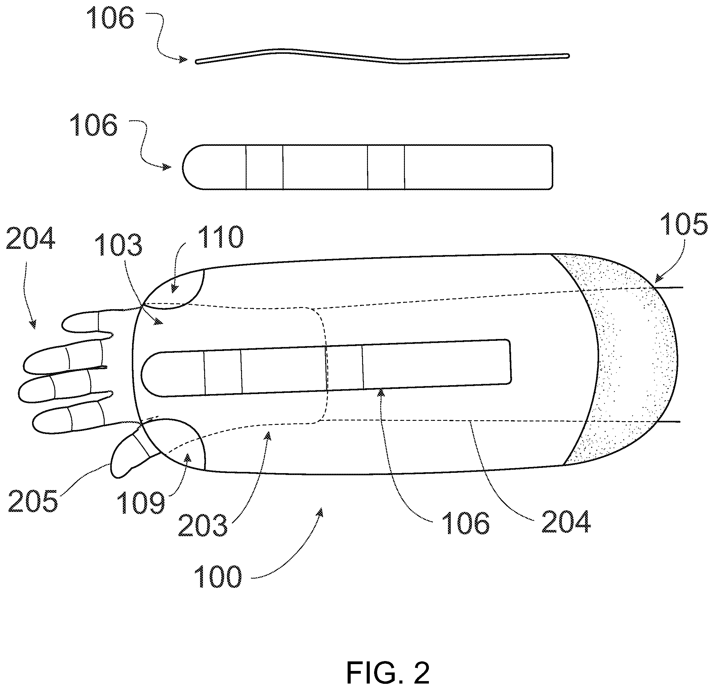 Patent US12376629 Figure 2 – Nursing support apparatus