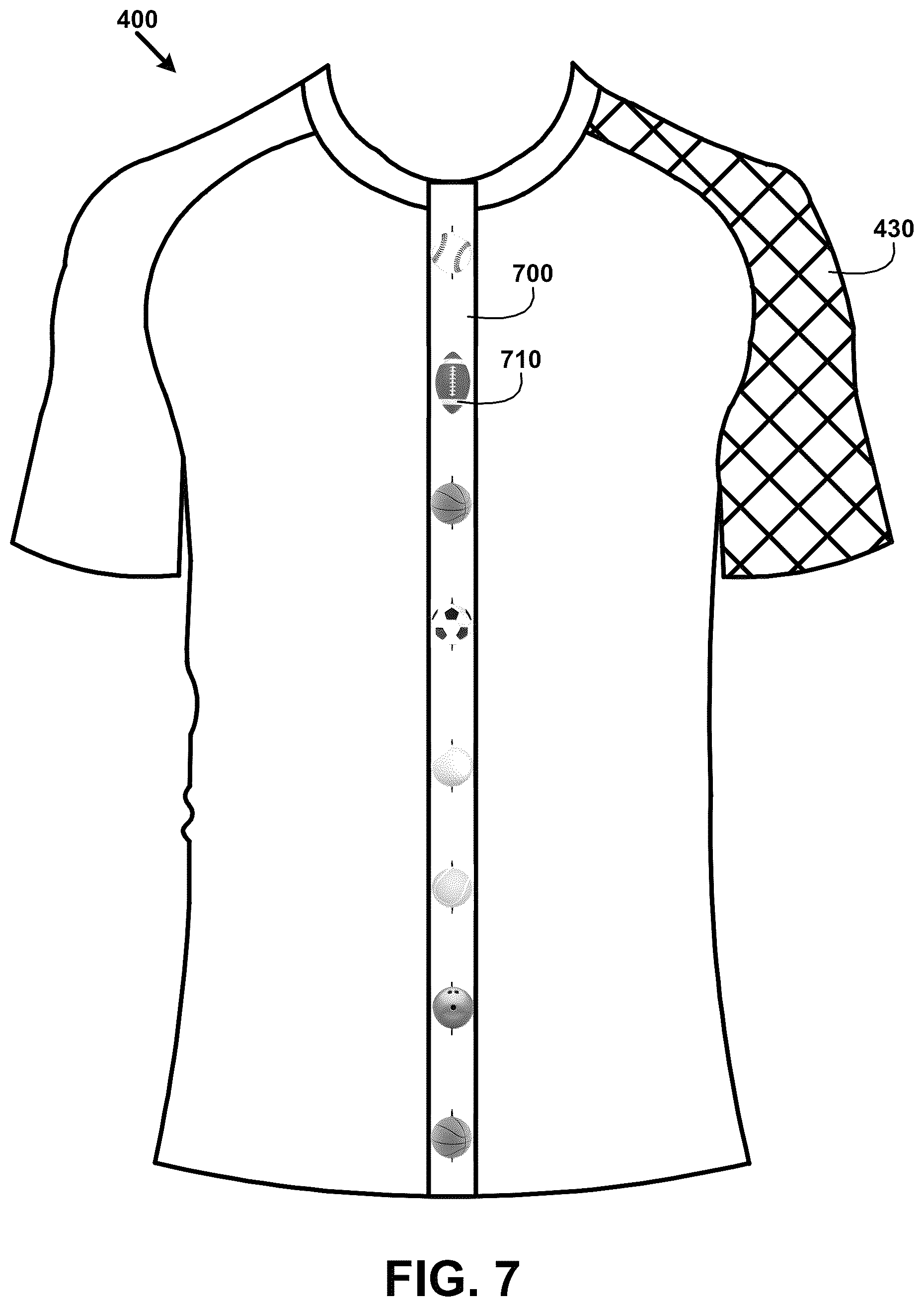 Patent US12376630 Figure 7 – Smart clothing system and methods