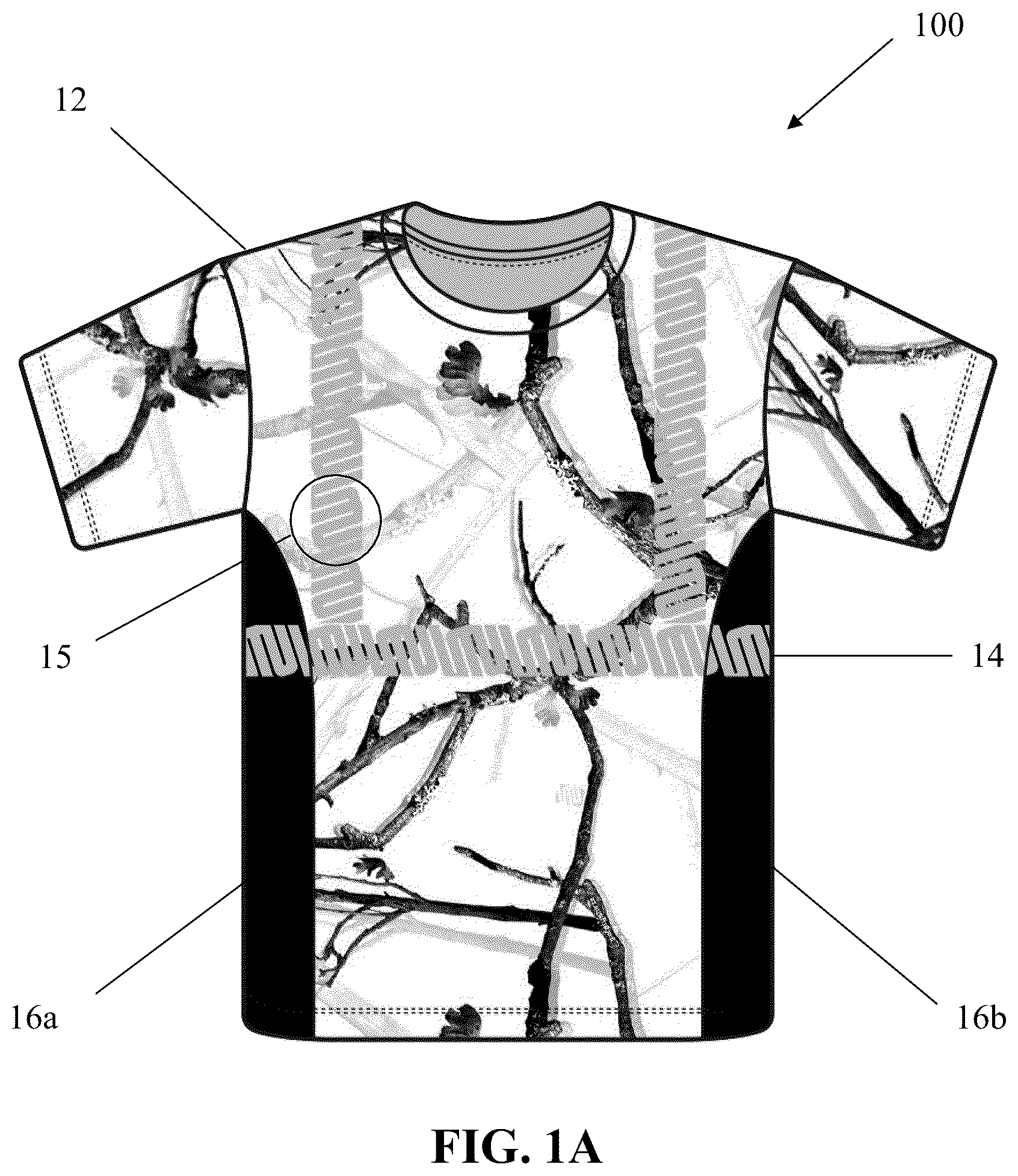 Patent US12376631 Figure 1 – Fashionable high-visibility safety apparel