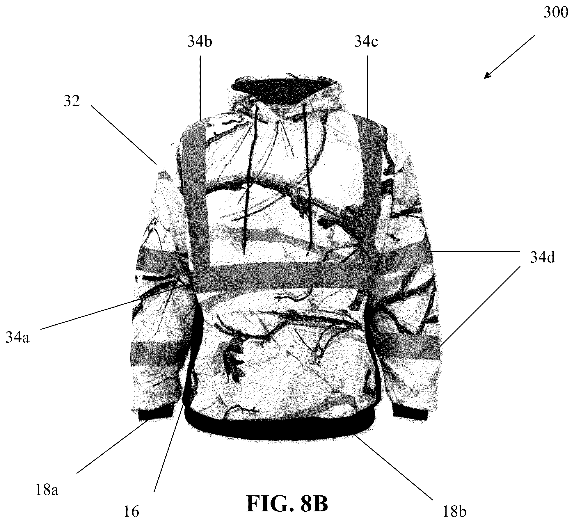 Patent US12376631 Figure 11 – Fashionable high-visibility safety apparel