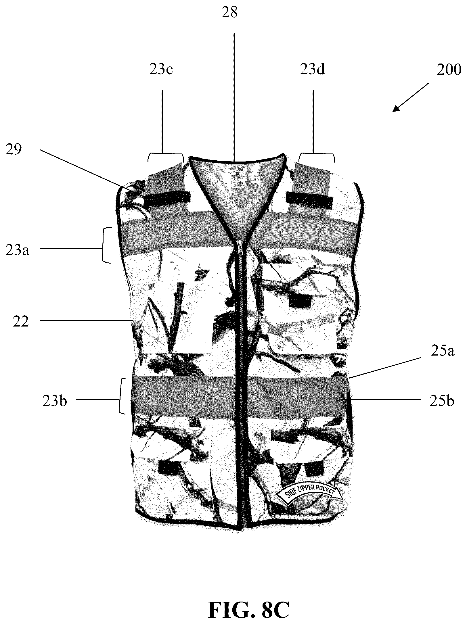 Patent US12376631 Figure 12 – Fashionable high-visibility safety apparel