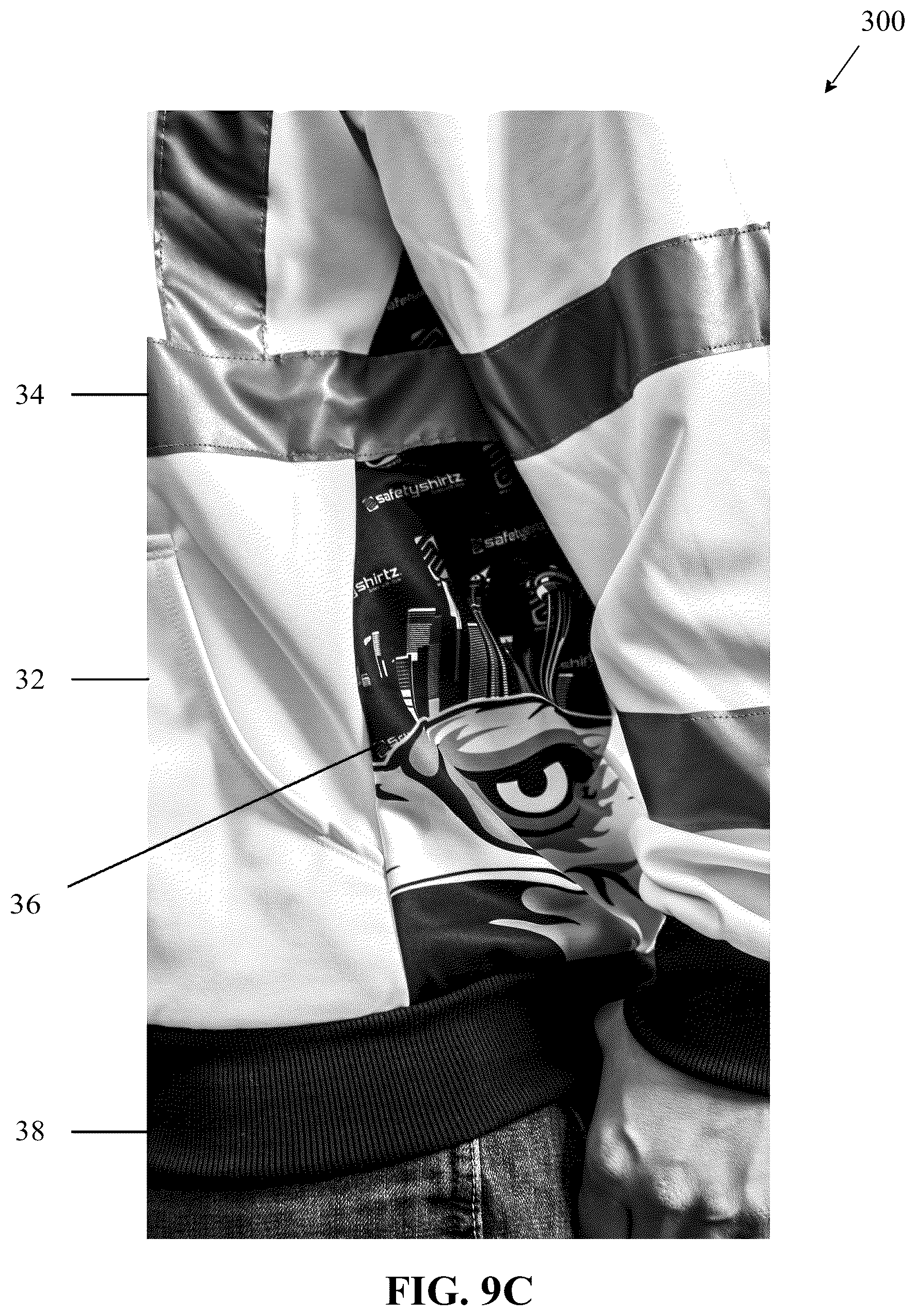 Patent US12376631 Figure 14 – Fashionable high-visibility safety apparel
