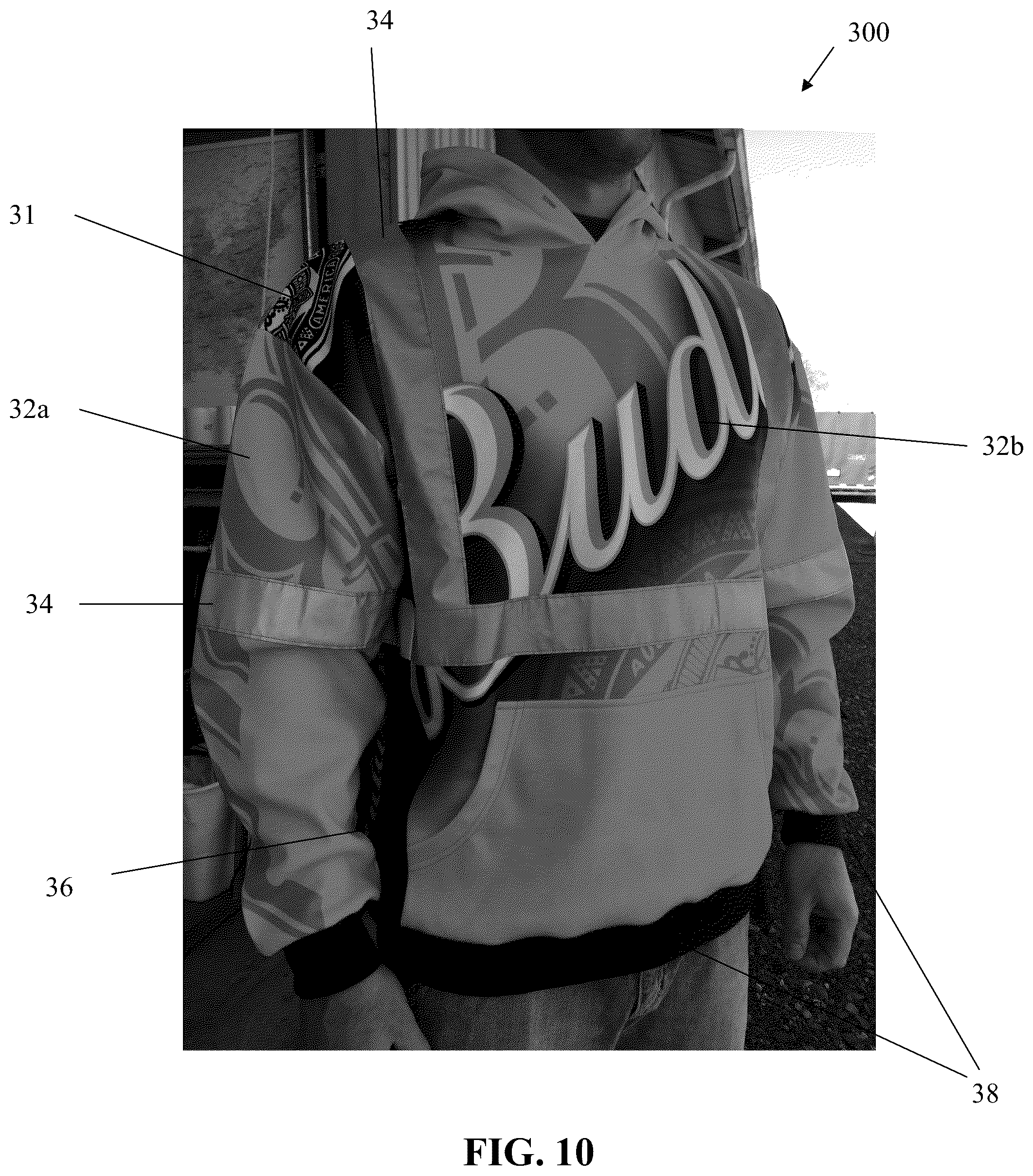 Patent US12376631 Figure 15 – Fashionable high-visibility safety apparel