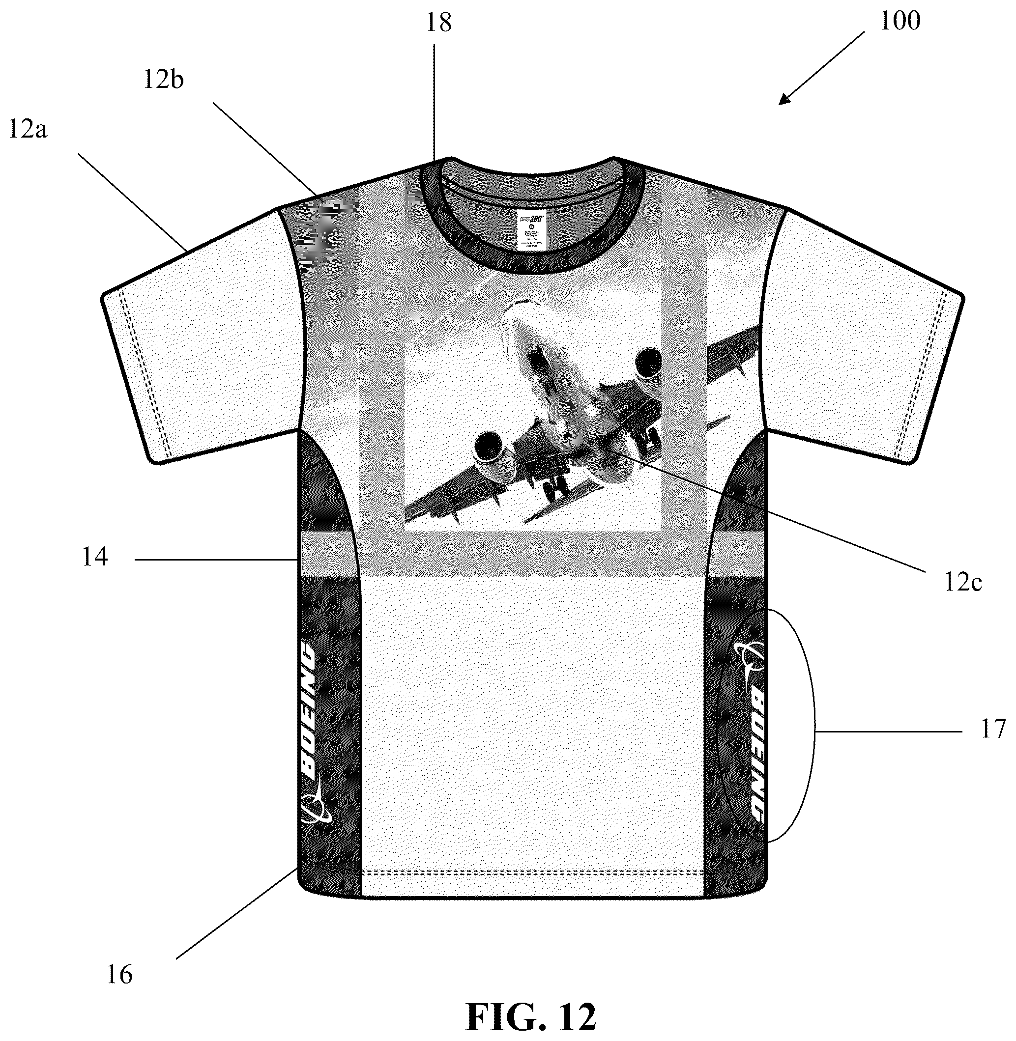 Patent US12376631 Figure 17 – Fashionable high-visibility safety apparel