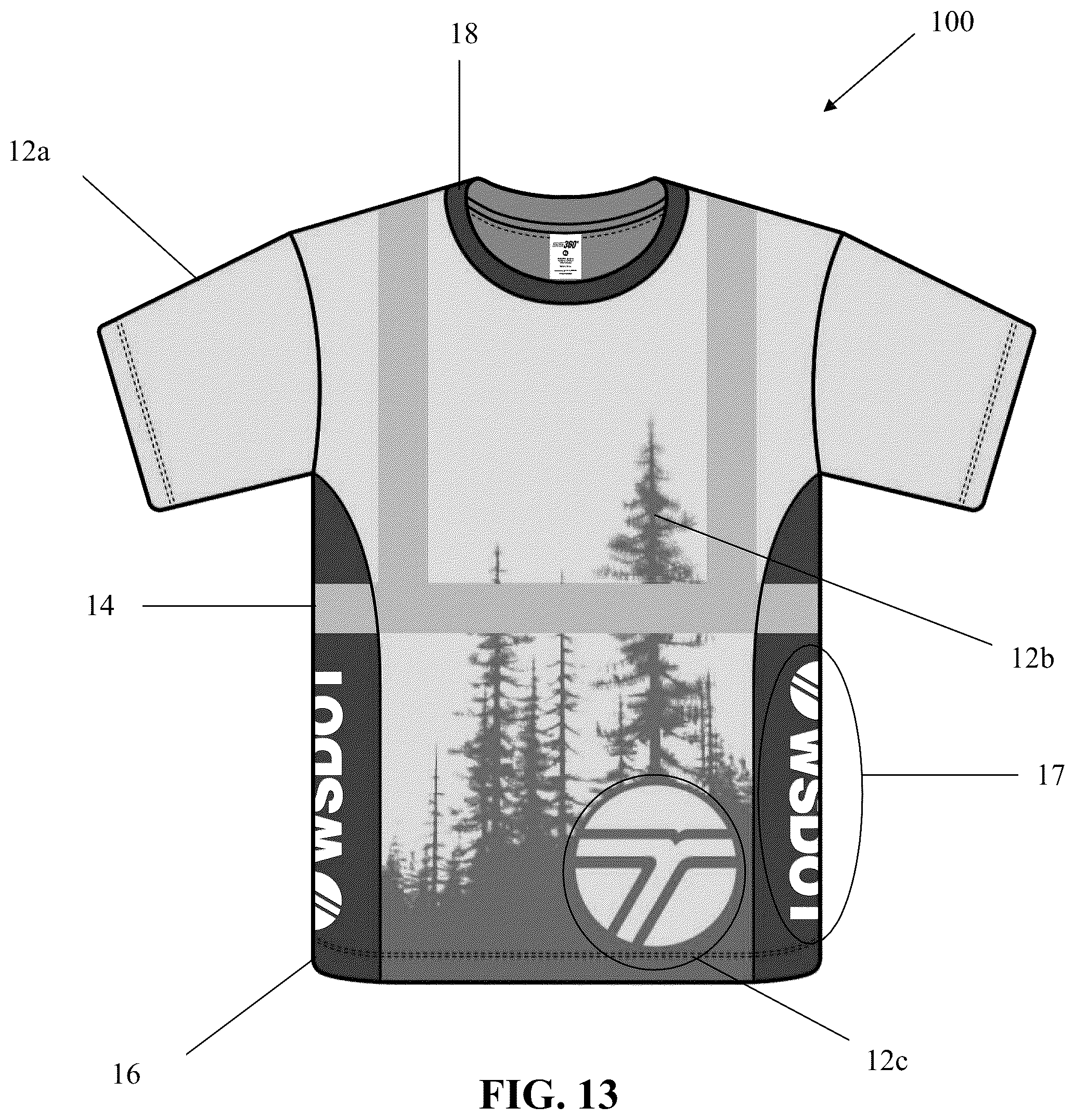 Patent US12376631 Figure 18 – Fashionable high-visibility safety apparel