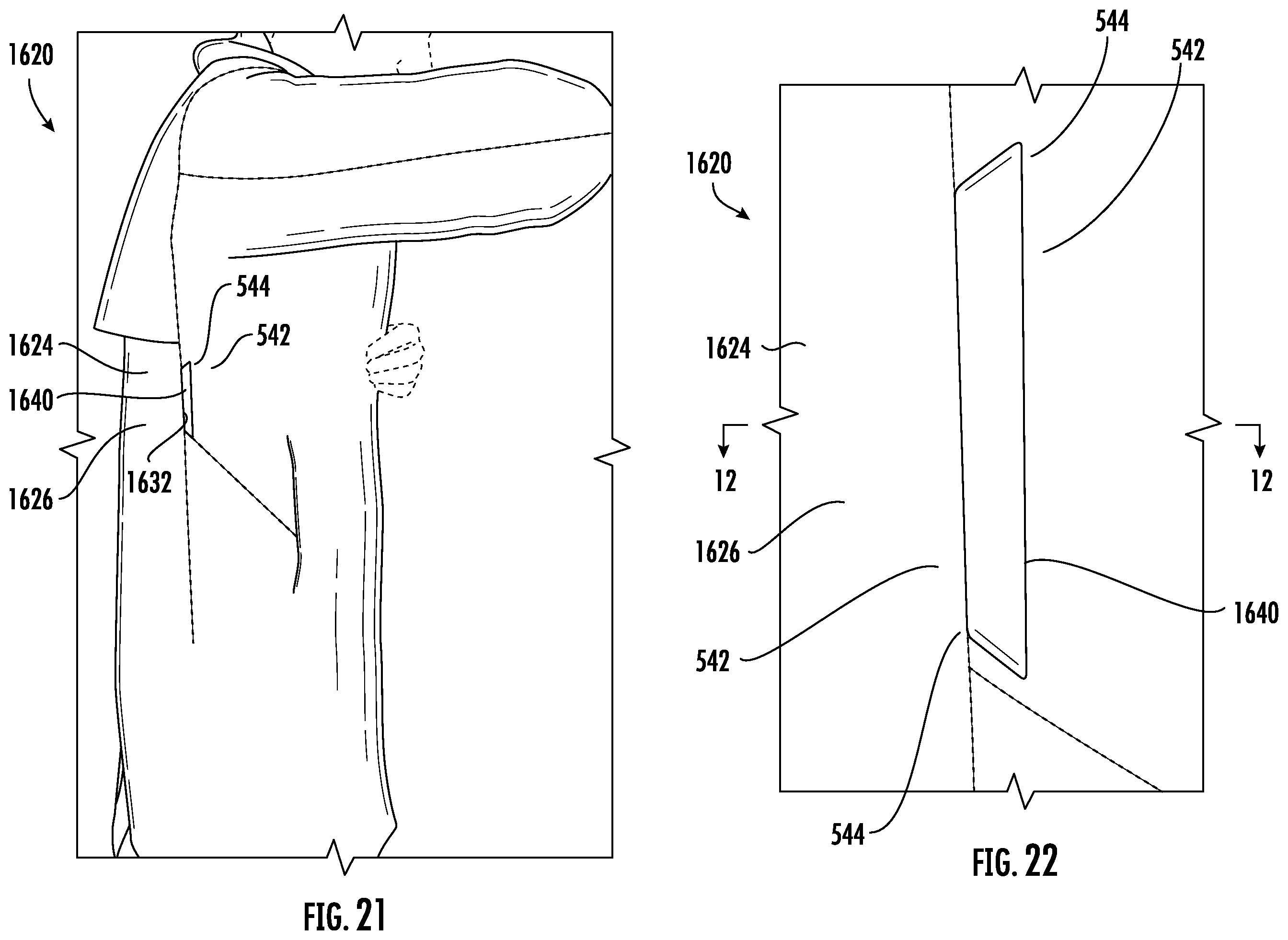 Patent US12376636 Figure 10 – Recessed belt loop