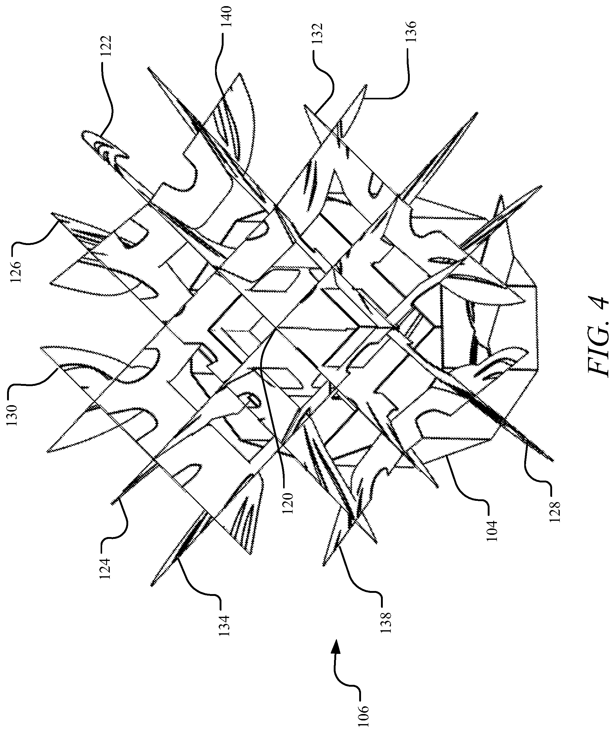 Patent US12376637 Figure 4 – Imitation flower bouquet system