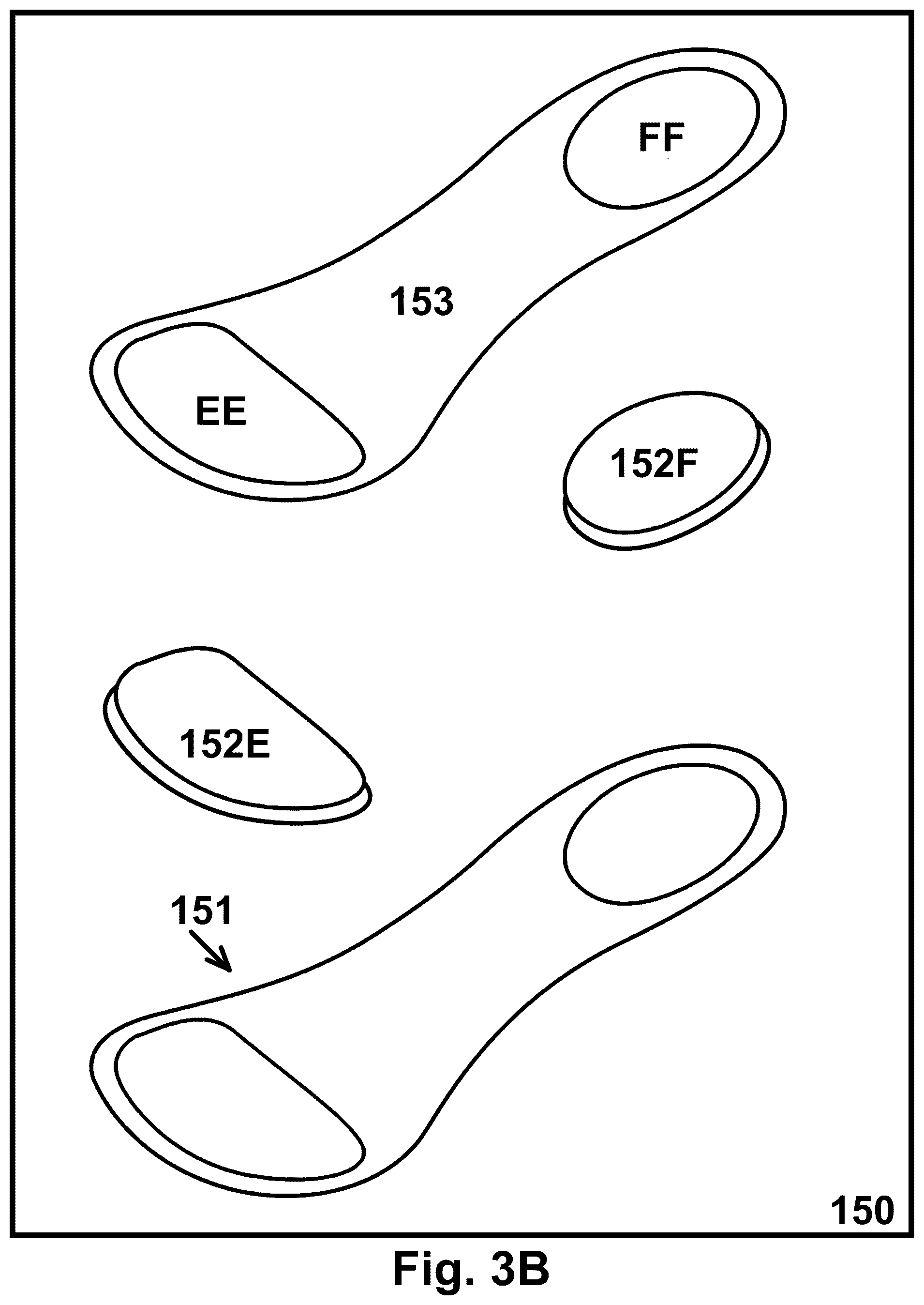 Patent US12376646 Figure 6 – Shoe and footwear with integrated insole or sole having sand-containing chambers and having sensors and electrical stimulation units