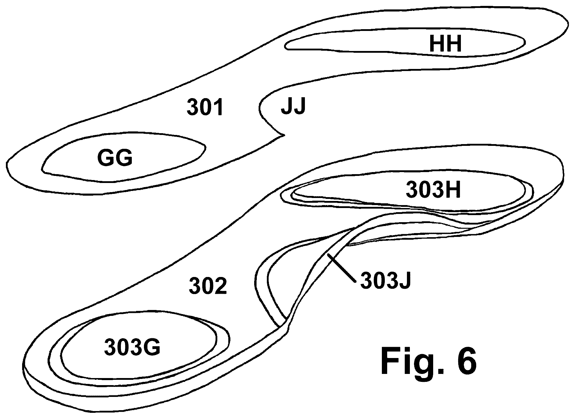 Patent US12376646 Figure 9 – Shoe and footwear with integrated insole or sole having sand-containing chambers and having sensors and electrical stimulation units