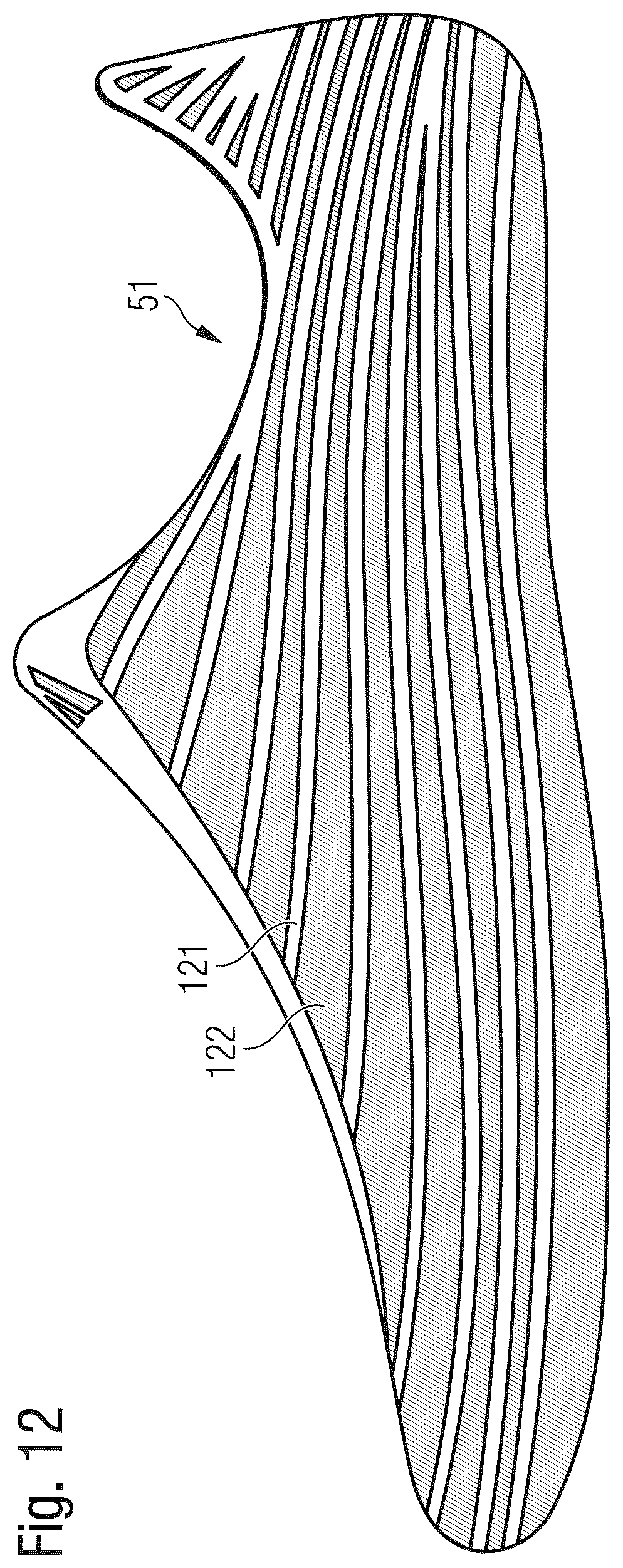 Patent US12376647 Figure 11 – Knitted shoe upper