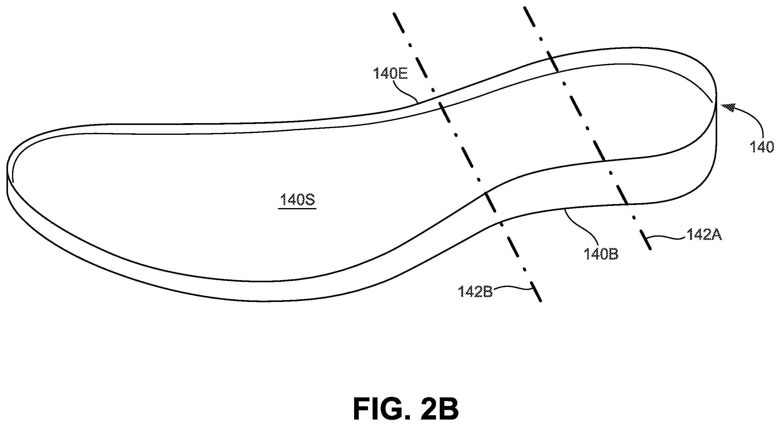 Patent US12376648 Figure 8 – Article of footwear including lace-engaging slots and foot wrapping bands