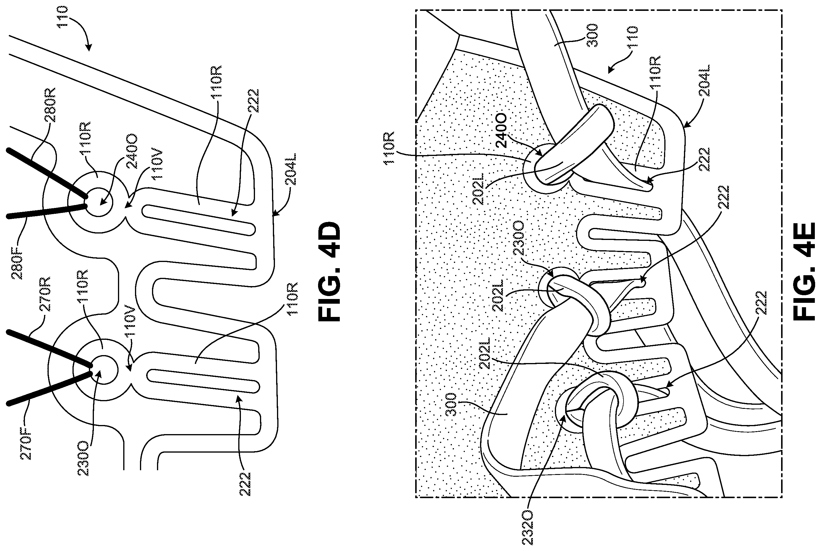 Patent US12376648 Figure 13 – Article of footwear including lace-engaging slots and foot wrapping bands