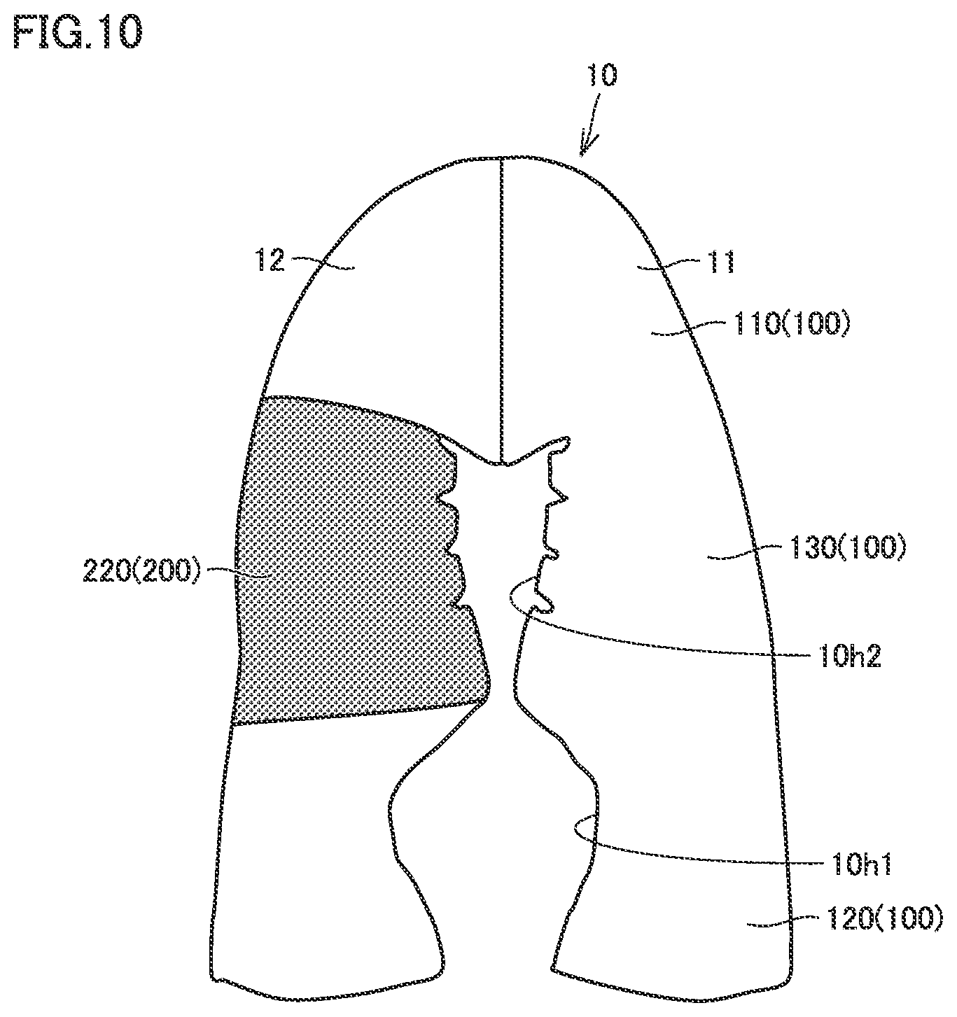 Patent US12376649 Figure 10 – Article of footwear