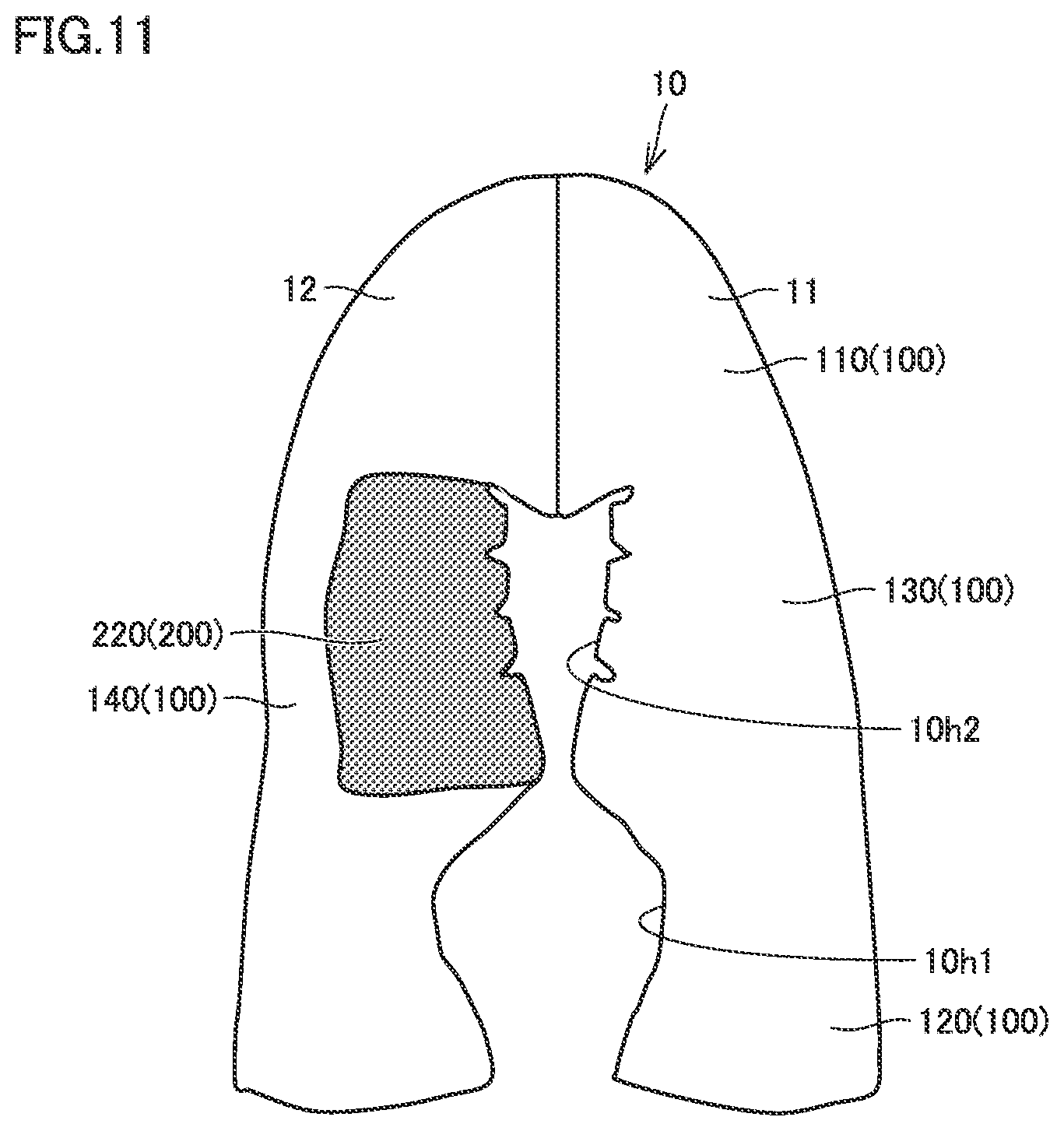 Patent US12376649 Figure 11 – Article of footwear