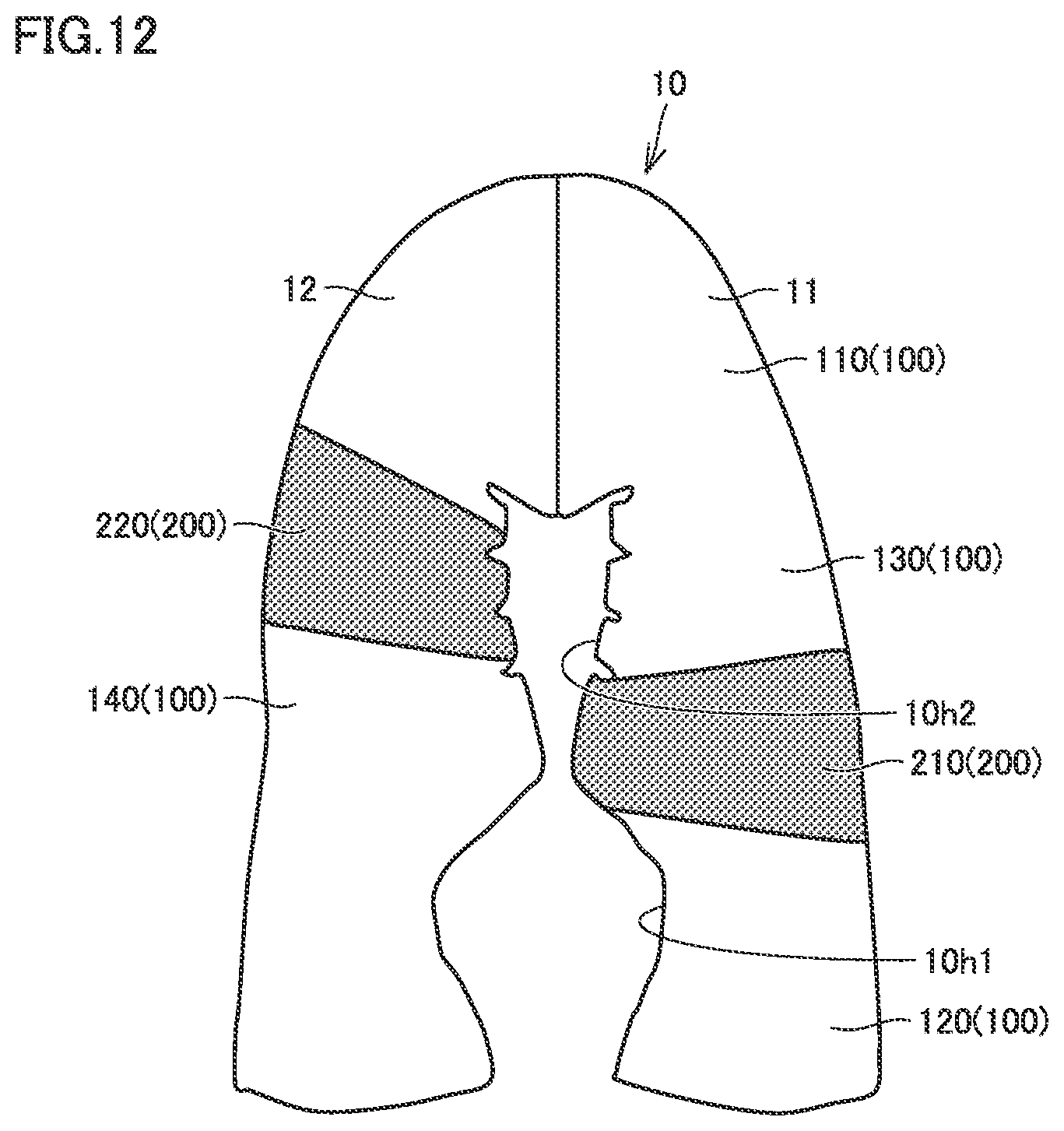 Patent US12376649 Figure 12 – Article of footwear