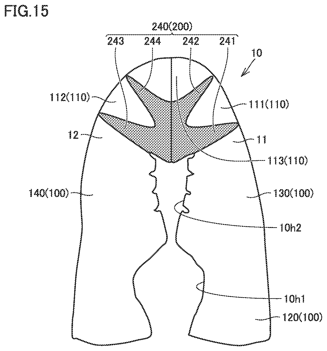 Patent US12376649 Figure 15 – Article of footwear