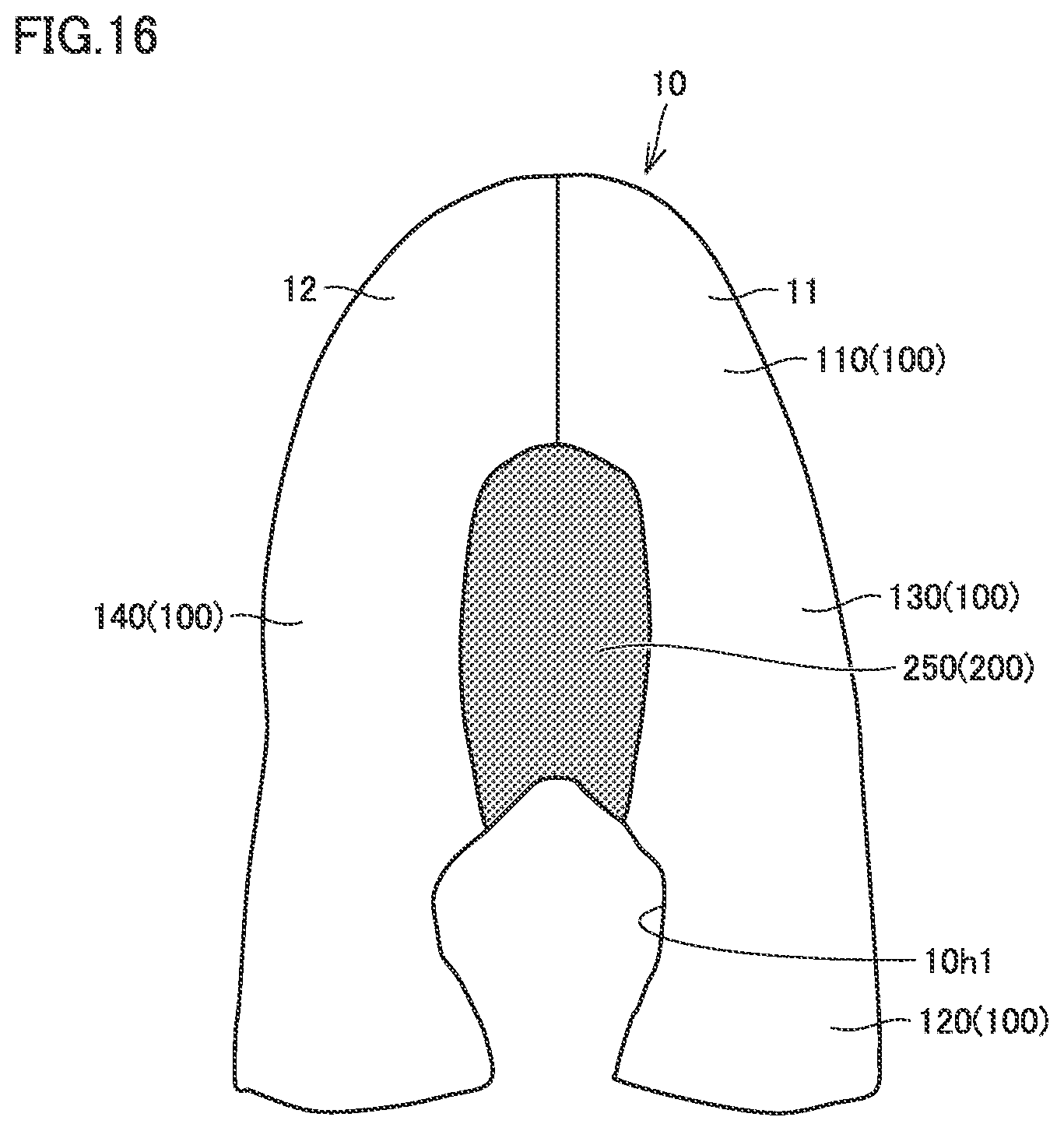 Patent US12376649 Figure 16 – Article of footwear